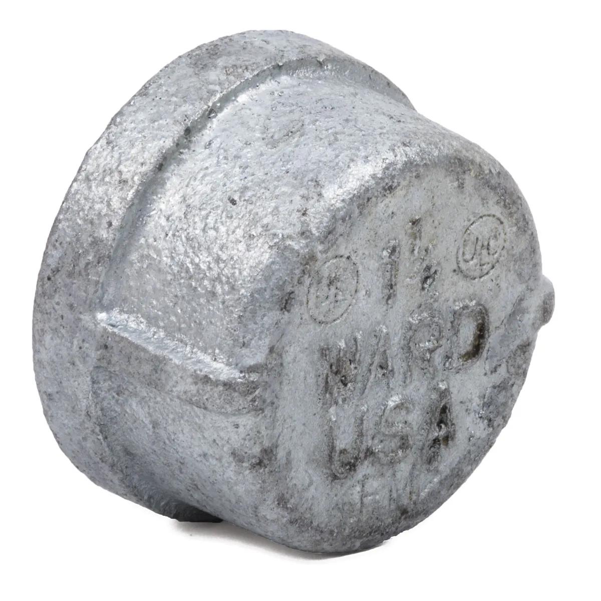 1-1/2" Class 150 Galvanized Pipe Cap