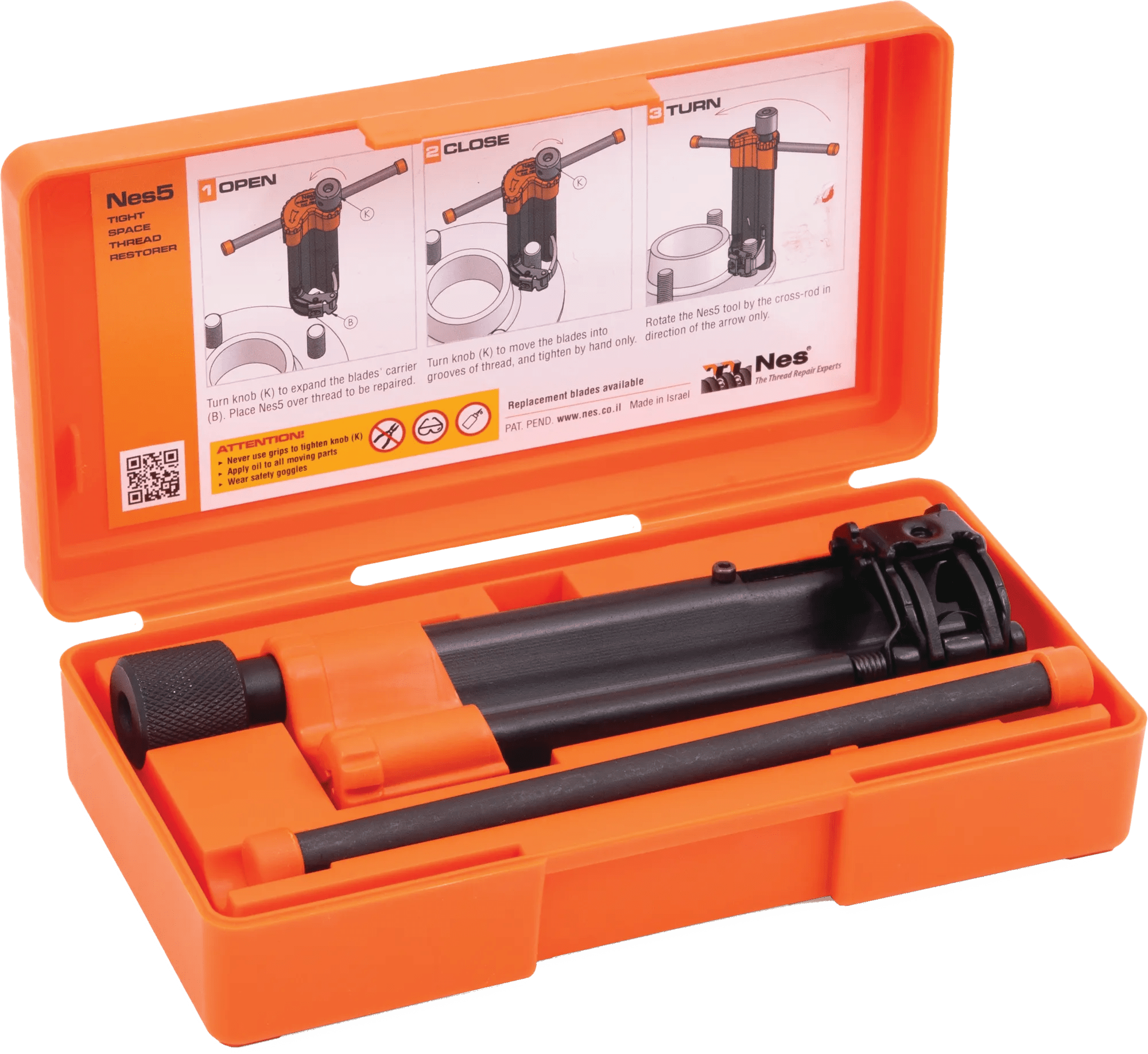 Tight Space External Thread Restorer