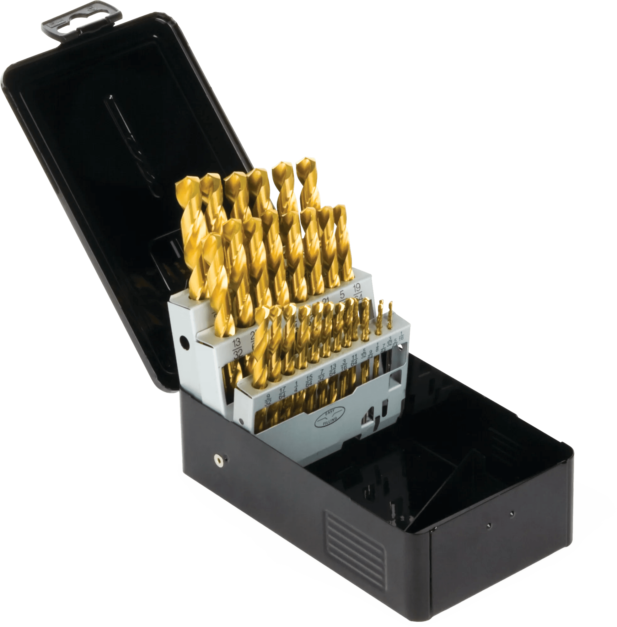 29 Piece Super Primalloy® TiN Coated Drill Set (1/16" - 1/2")