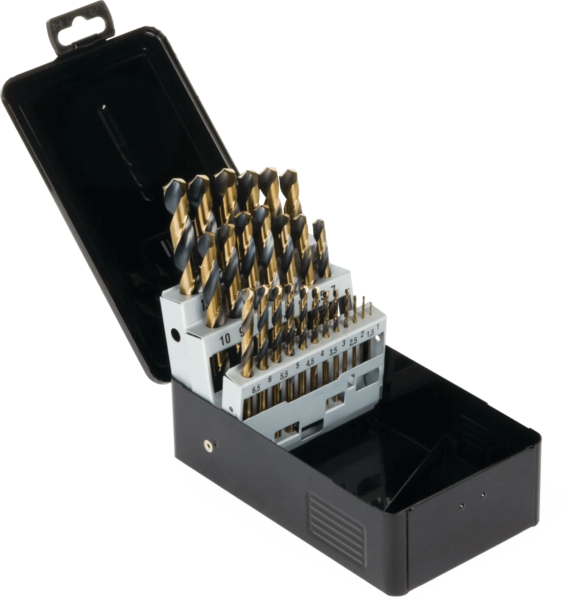 25 Piece Super Primalloy® Industrial (Jobber) Length Metric Drill Set (M1 - M13)