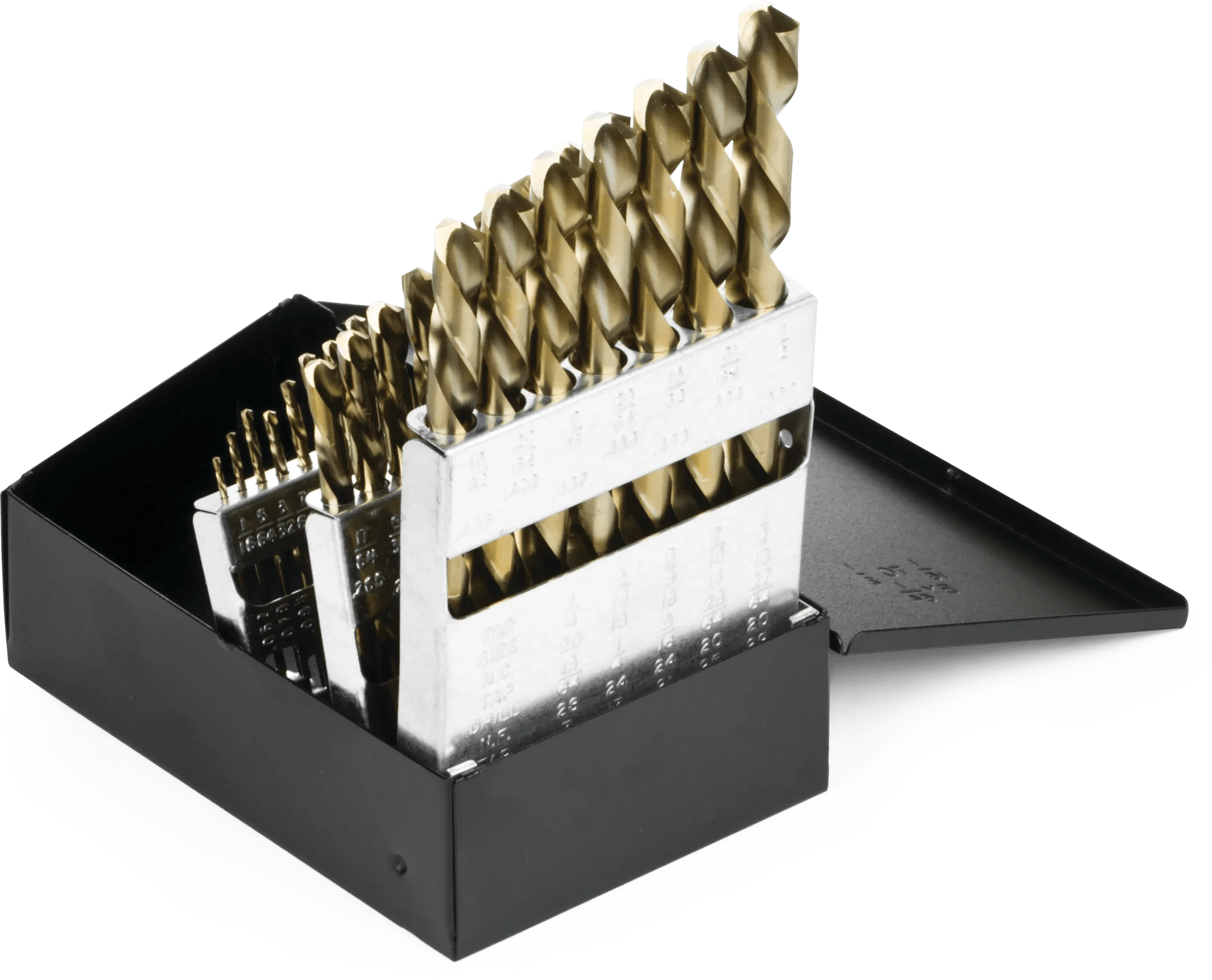 Super Primalloy® Industrial Length (Jobber) Left Hand Drill Bit Sets