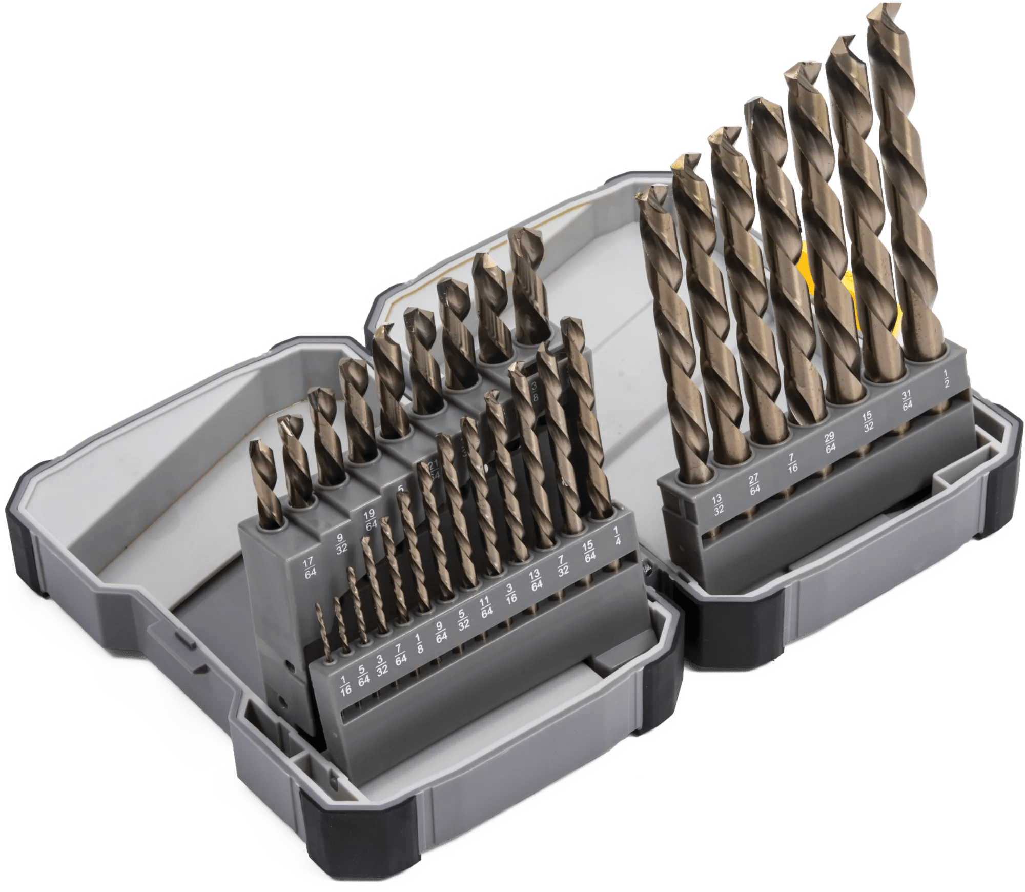 29 Piece Super Primalloy® Left Hand Industrial Length Heavy Duty Drill Set (1/16"-1/2")