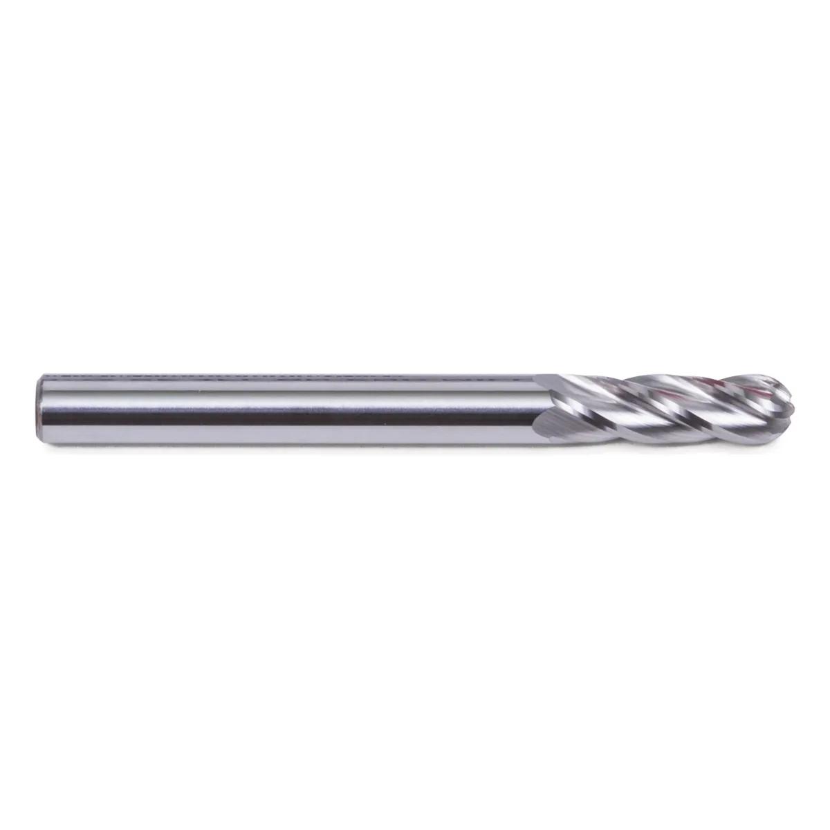 3/16" 4-Flute Ball Nose End Mill