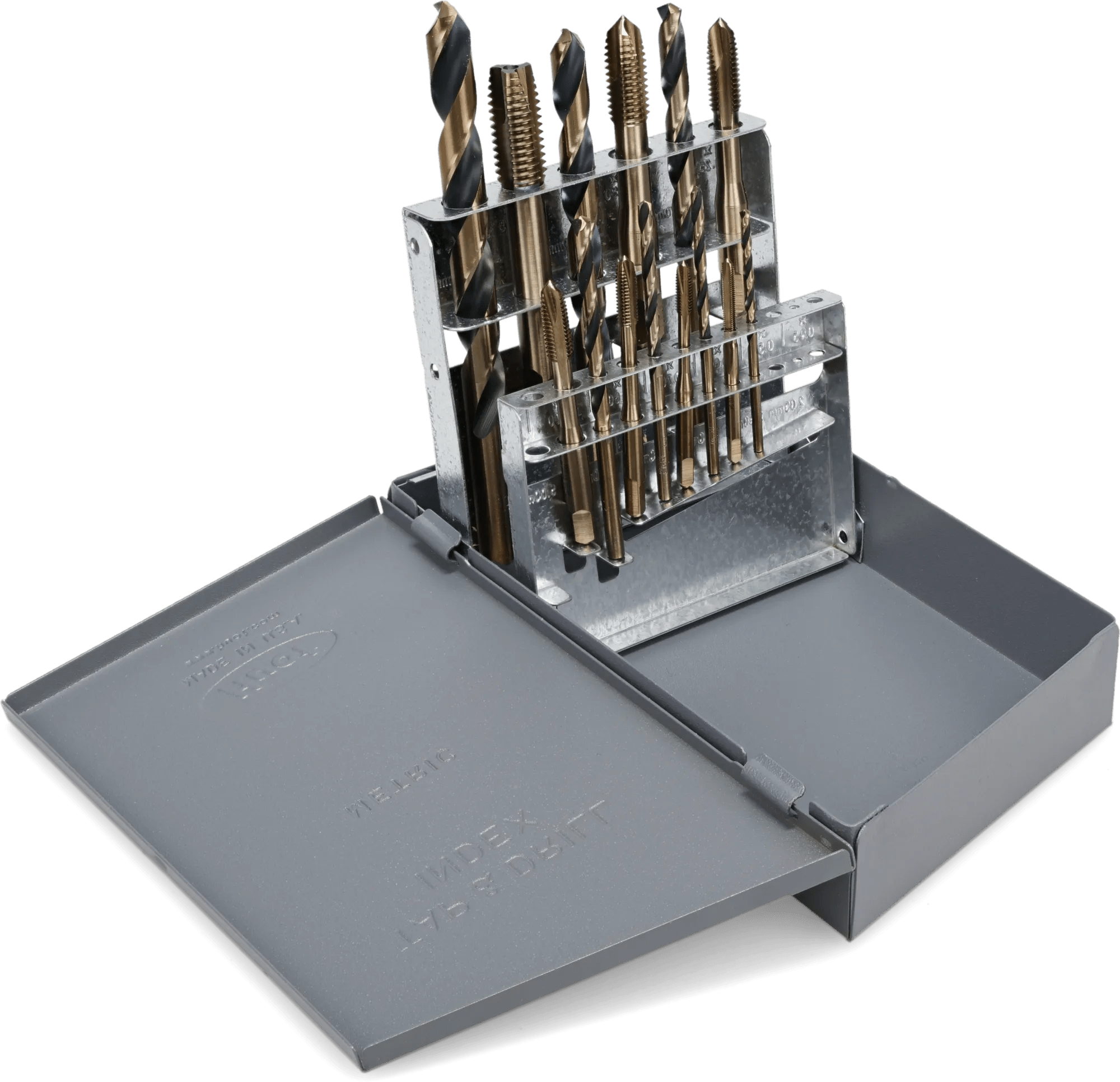 14 Piece Metric Reduced Neck Tap and Drill Set