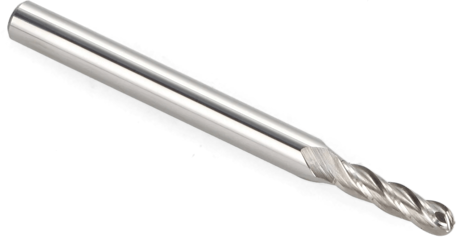 3/32" Extended 4-Flute Ball Nose End Mill