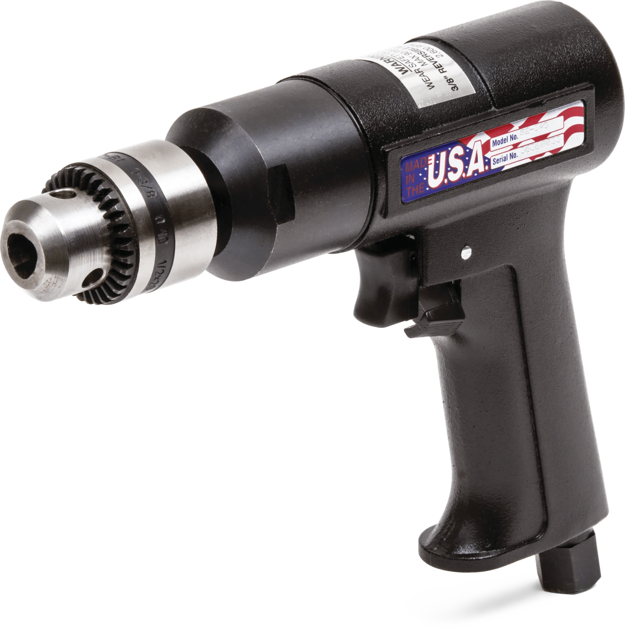 Pneumatic 3/8" Reversible Pistol Grip Drill