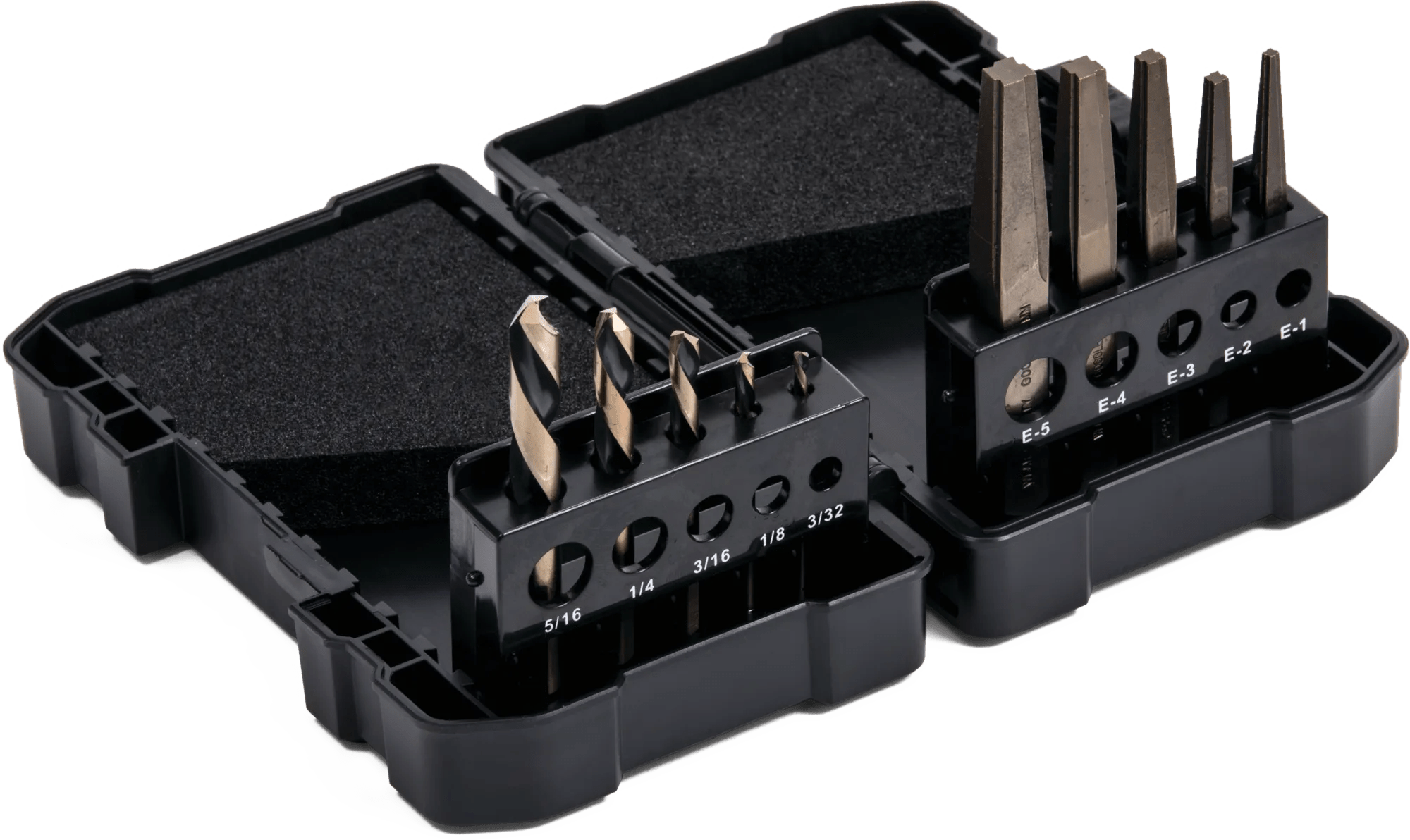 SP+ Extractors and Stubby Left Hand Drill Bit Set with Composite Index