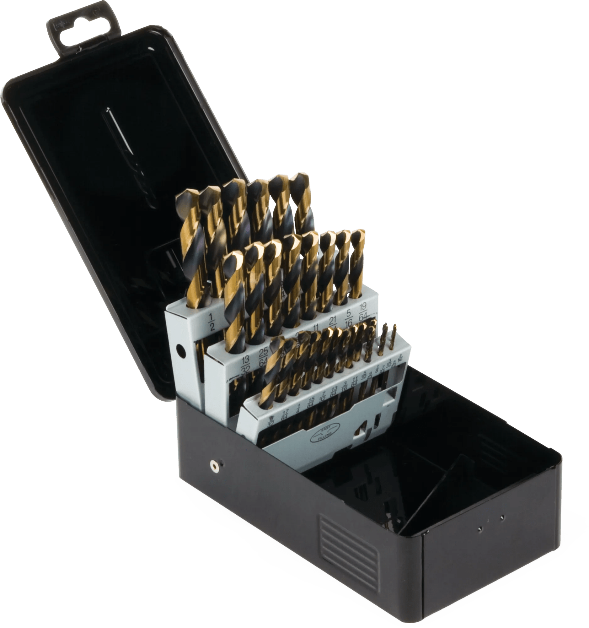 29 Piece Super Primalloy® Industrial Length (Jobber) Drill Set (1/16" - 1/2")