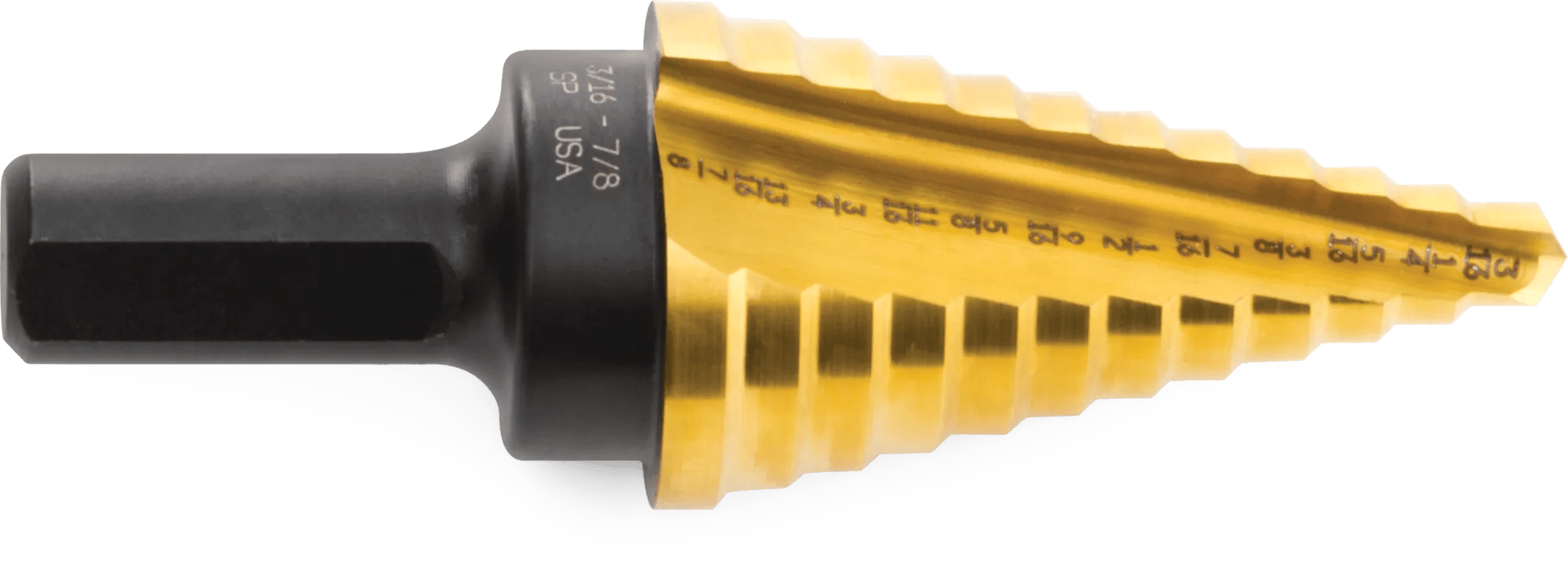 3/16" - 7/8" Ultra-Bit™ Step Drill Bit