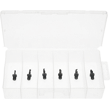 6 Piece High Speed Steel Threaded Shank Stubby Drill Bit Set (#10 - #40)