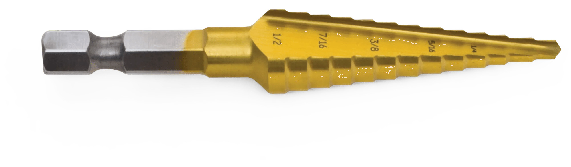1/8" - 1/2" Ultra-Bit™ Quick Change Step Drill Bit