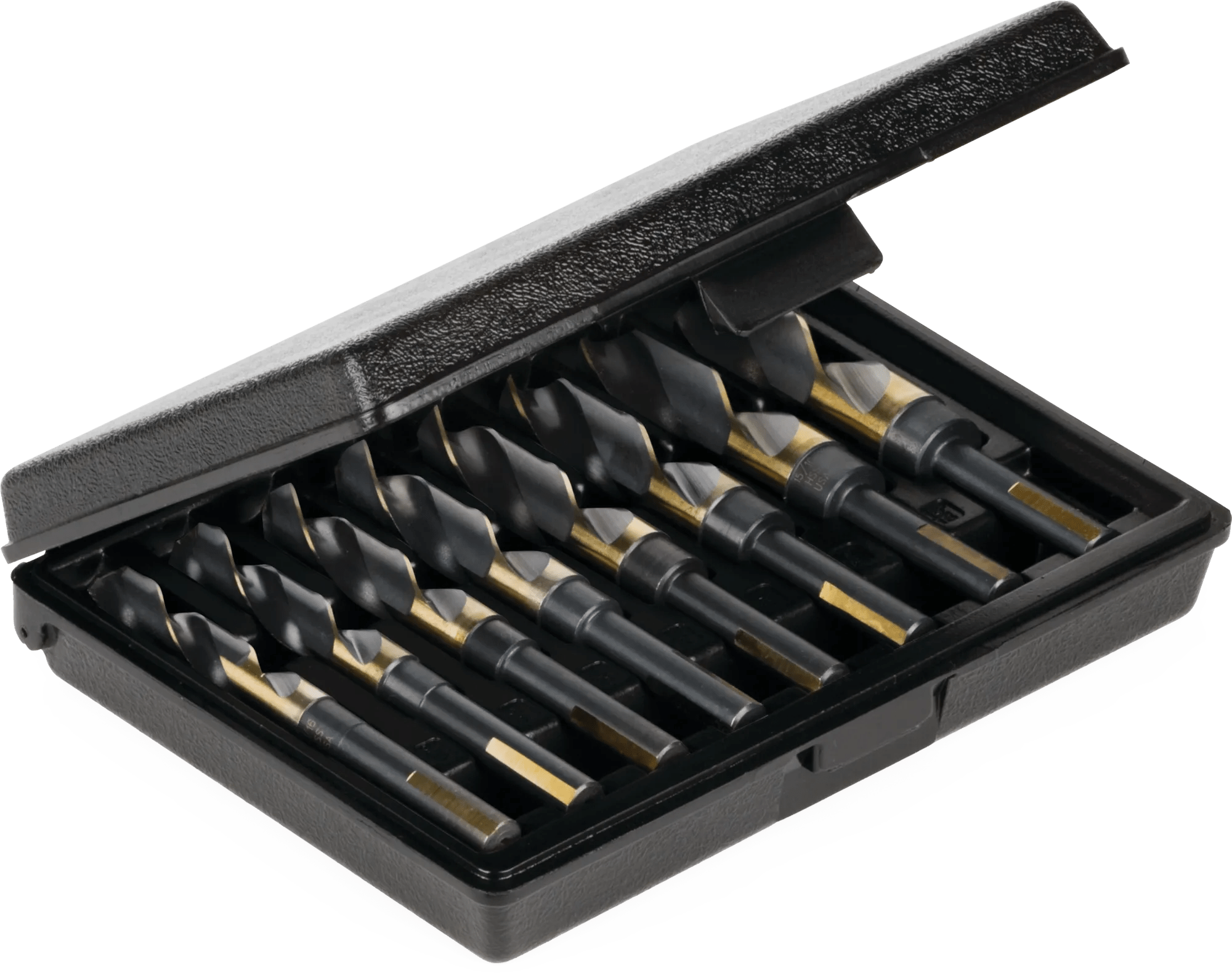 8 Piece Super Primalloy® S&D Drill Set (9/16" - 1") with Plastic Index