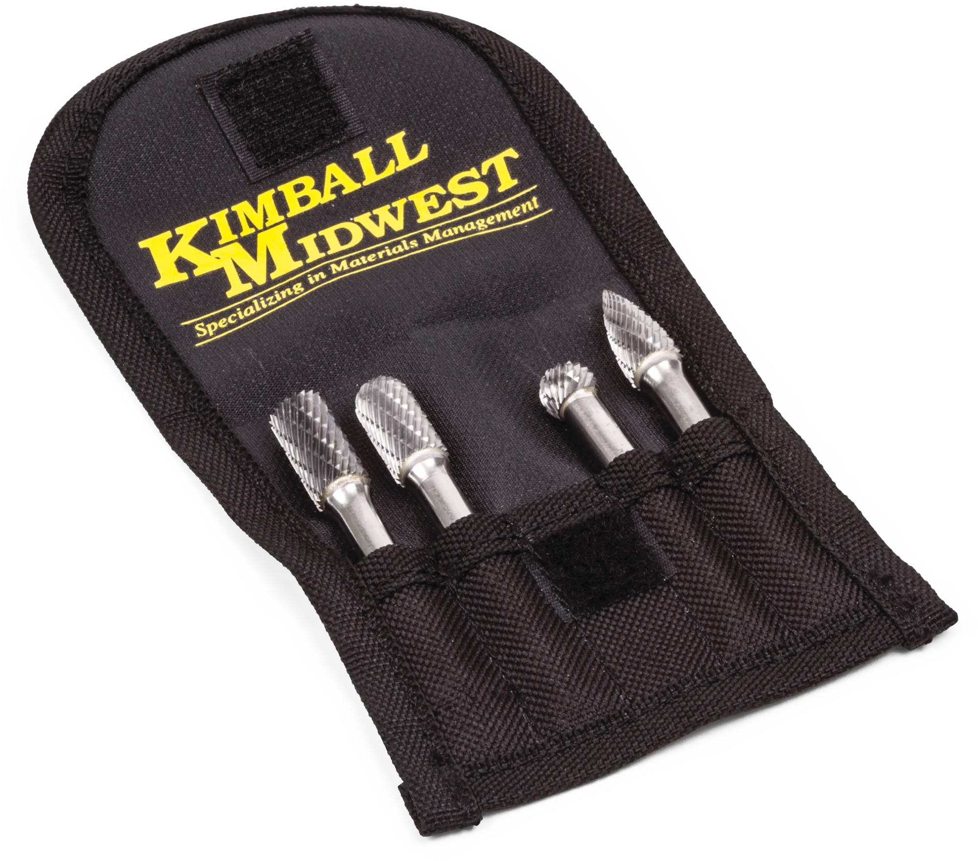 4 Piece 3/8" Tungsten Carbide Bur Kit