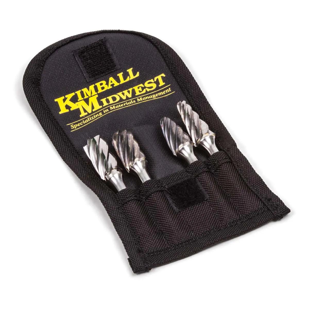Double Cut Solid Tungsten Carbide Bur Sets for Non-Ferrous Metal