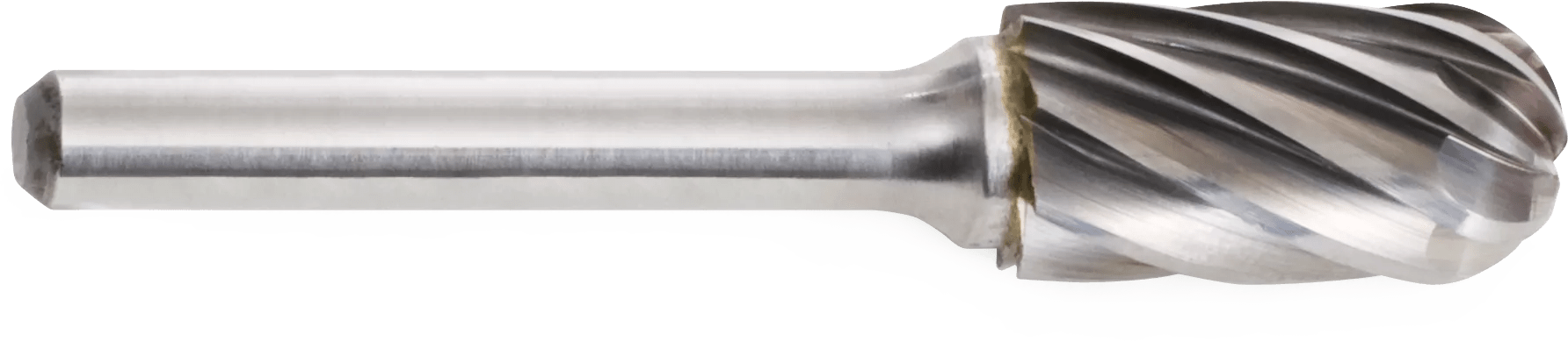 1/2" x 1" Cylindrical Radius End Tungsten Carbide Bur for Non-Ferrous Metal