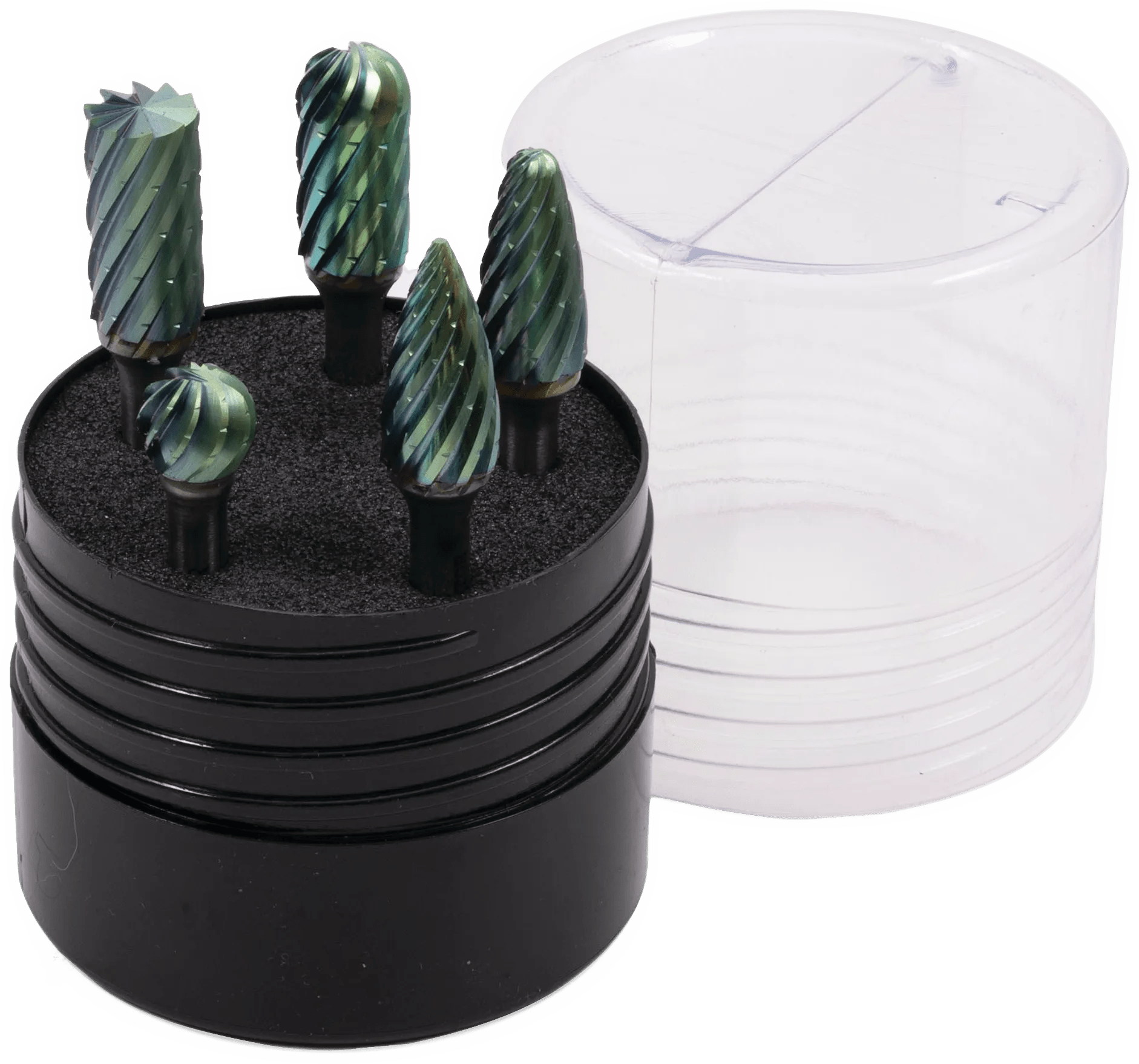 5 Piece 1/4" SP Edge Bur Set