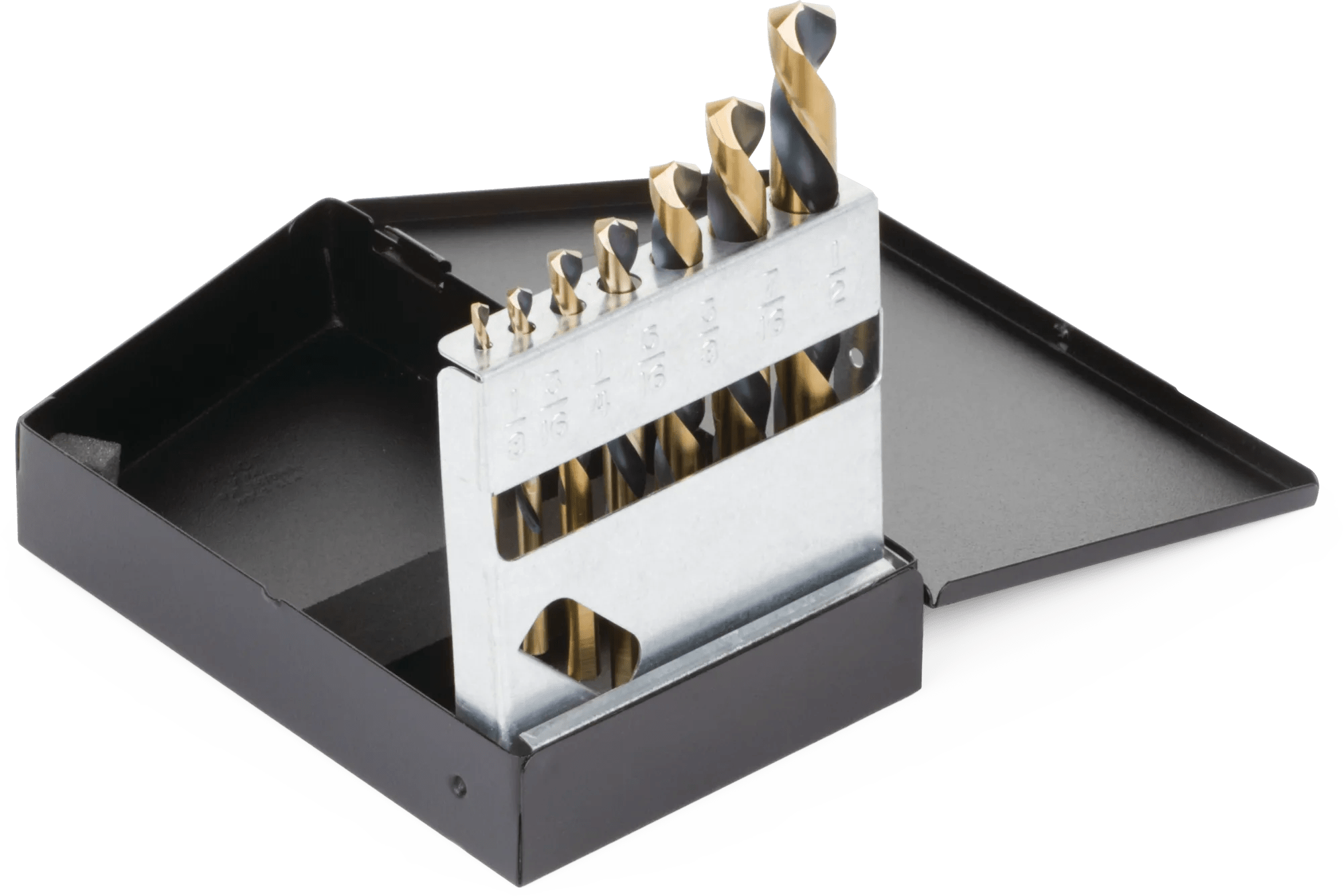 7 Piece Super Primalloy® Maintenance Length Left Hand Drill (1/8" - 1/2")