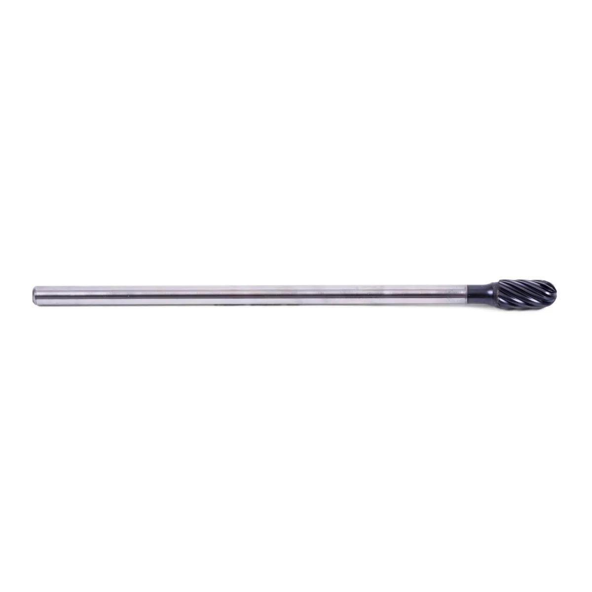 3/8 x 3/4 Black Maxx™ Cylindrical Radius End Bur With 6" Shank