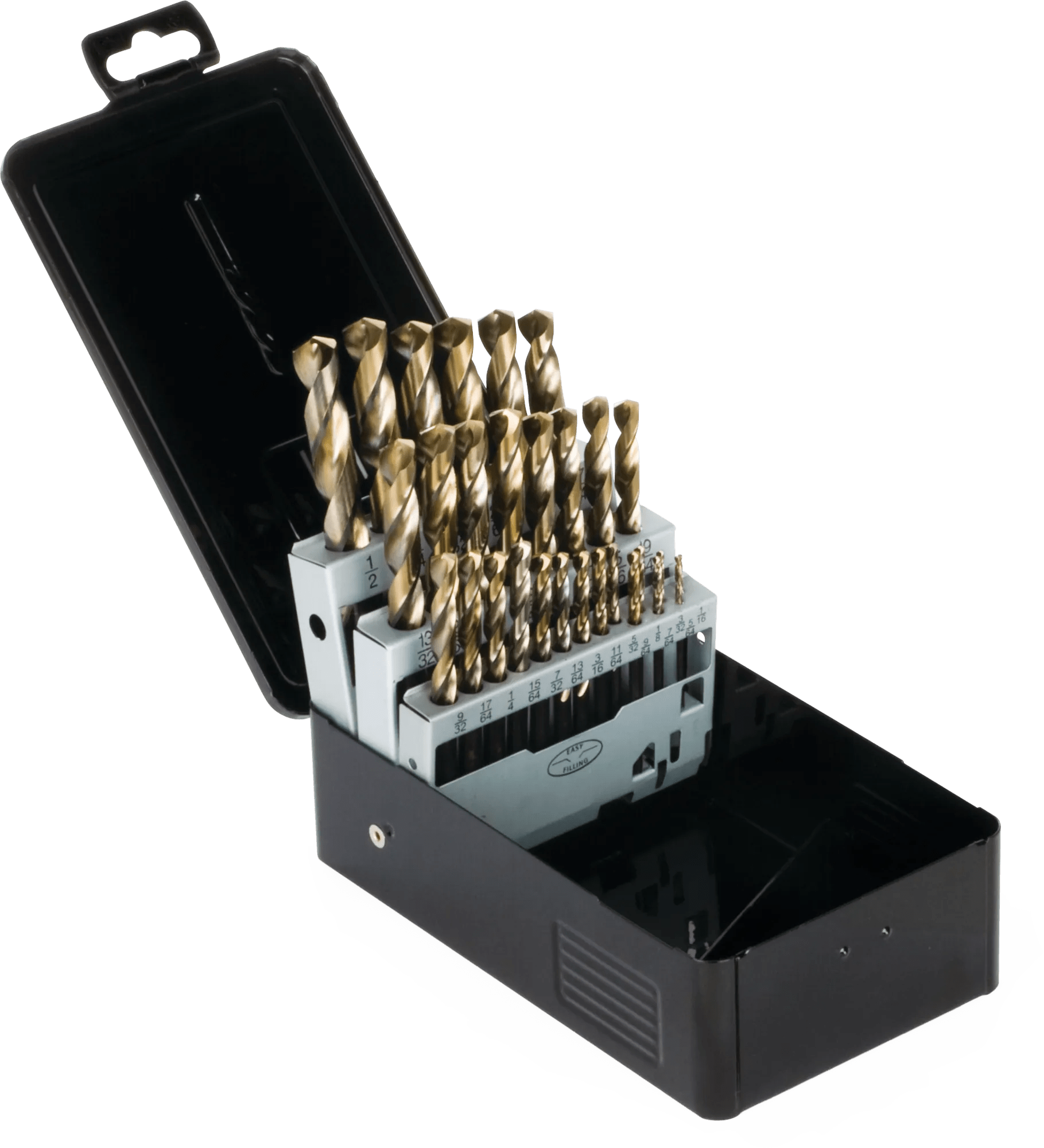 29 Piece Cryo-Gen "N" Industrial Length Drill Bit Set (1/16" - 1/2")