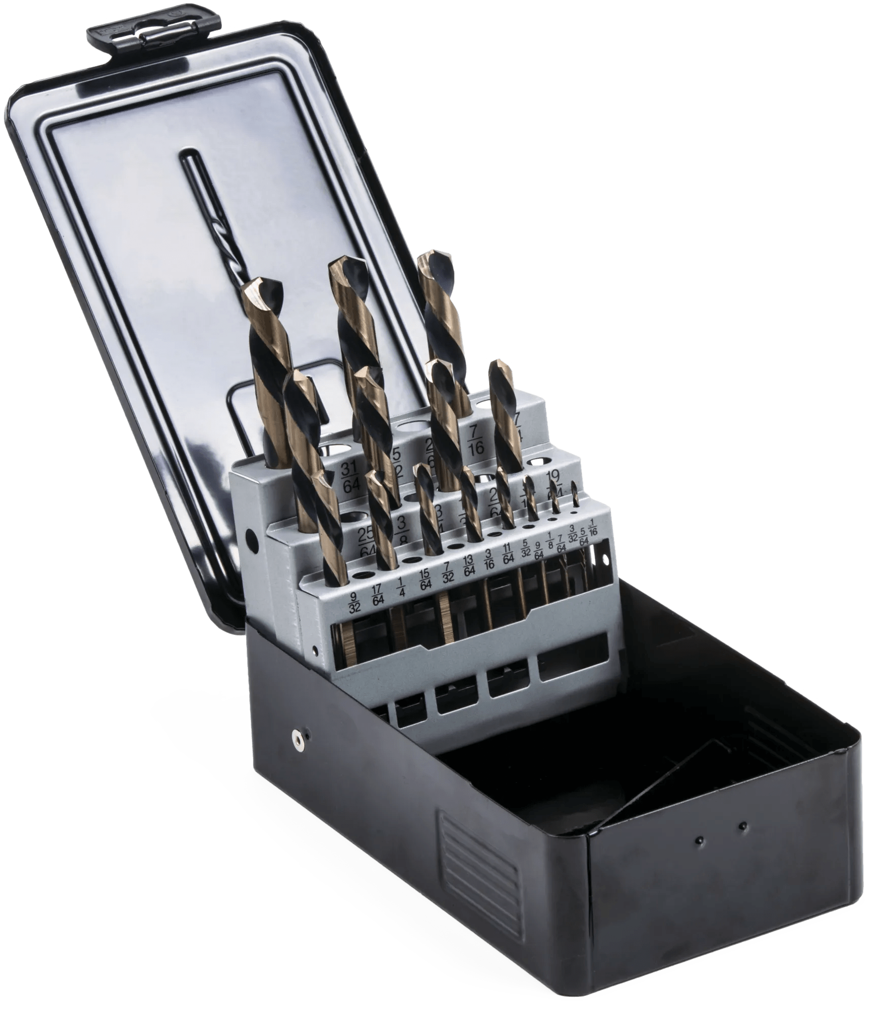 Left-Hand Stubby Drill Bit Sets