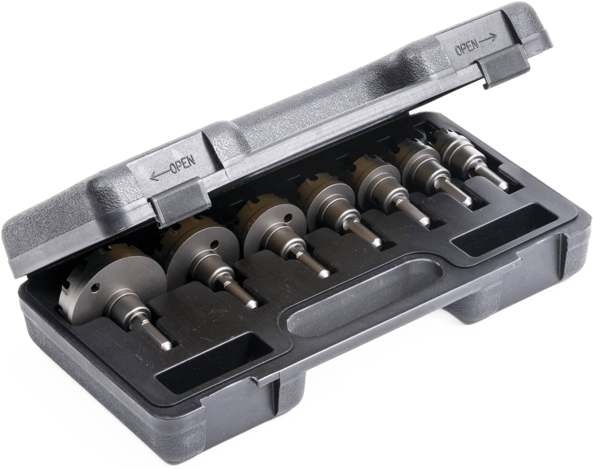 7 Piece Roto-Kut Ultra™ Sheet Metal Hole Cutter Electrical Conduit Set (7/8" - 2-1/2")