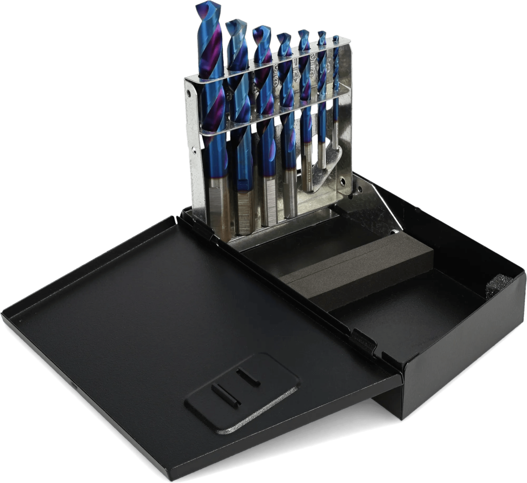 7 Piece Super Primalloy® Edge Maintenance Length Hand Held Index Drill Bit Set (1/8" - 1/2" by 16ths)