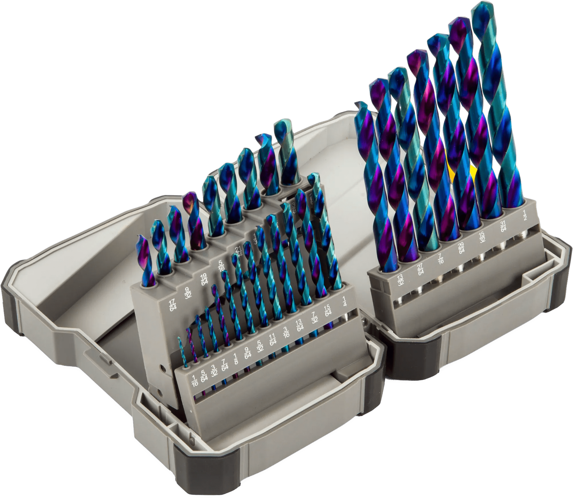 29 Piece Super Primalloy® Edge Maintenance Length Ultra Index Drill Bit Set (1/16" - 1/2" by 64ths)