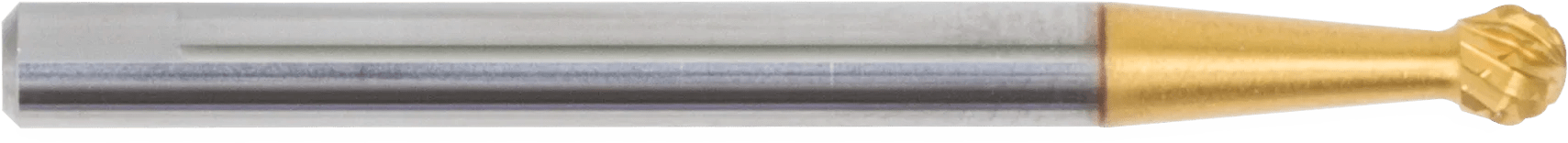 1/8 x 1/8 TiN Ball End Bur