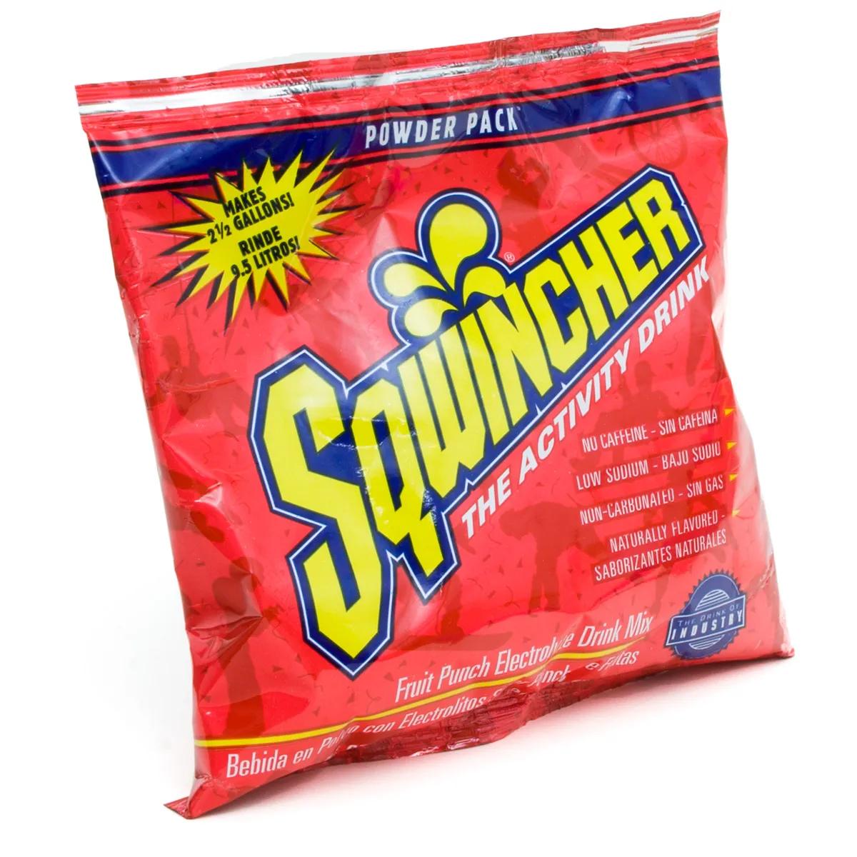 Sqwincher 2.5 Gallons Fruit Punch Powder - 4 Pack