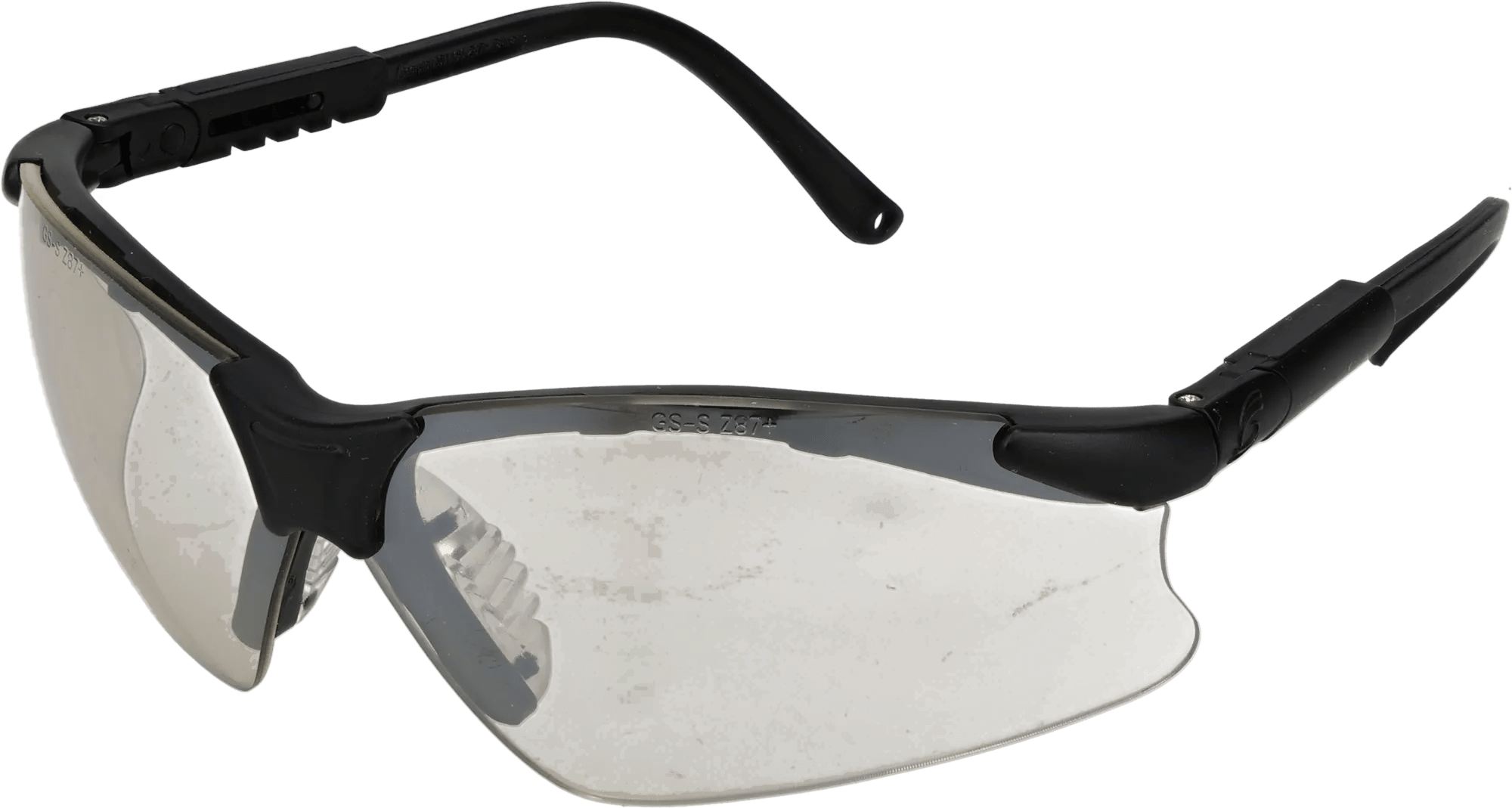 Clear In/Out Mirror Lens Compact Frame Safety Glasses