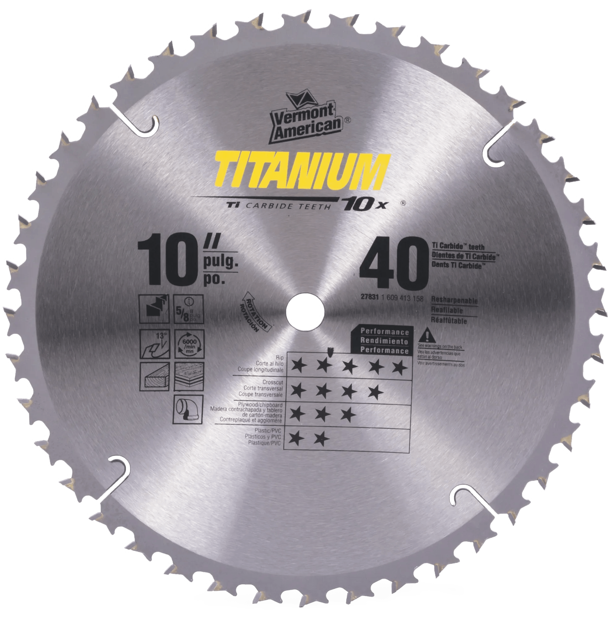 Gold Line Thin-Kerf Blade w/ Dyanite Carbide Teeth