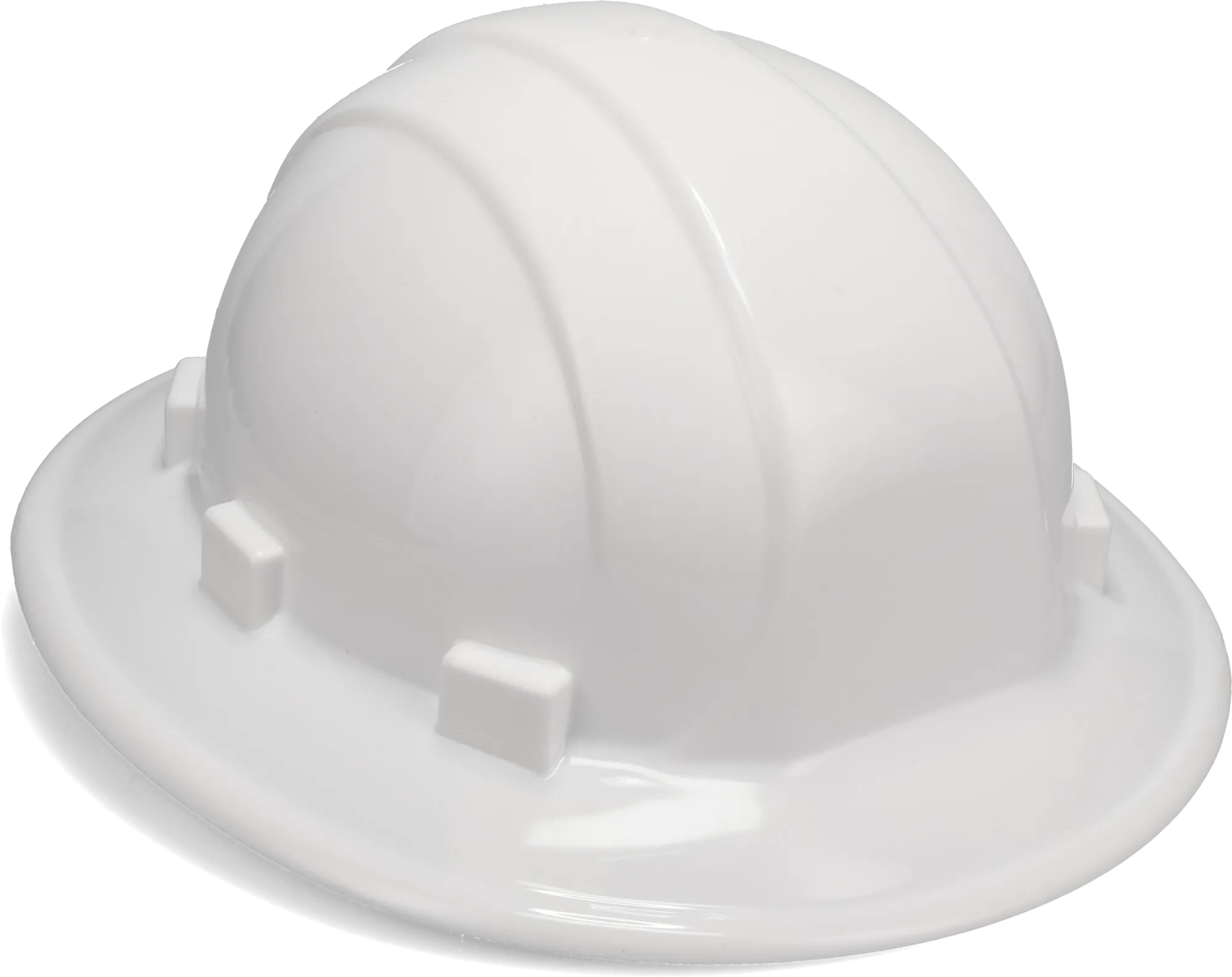 White Full Brim Hard Hat