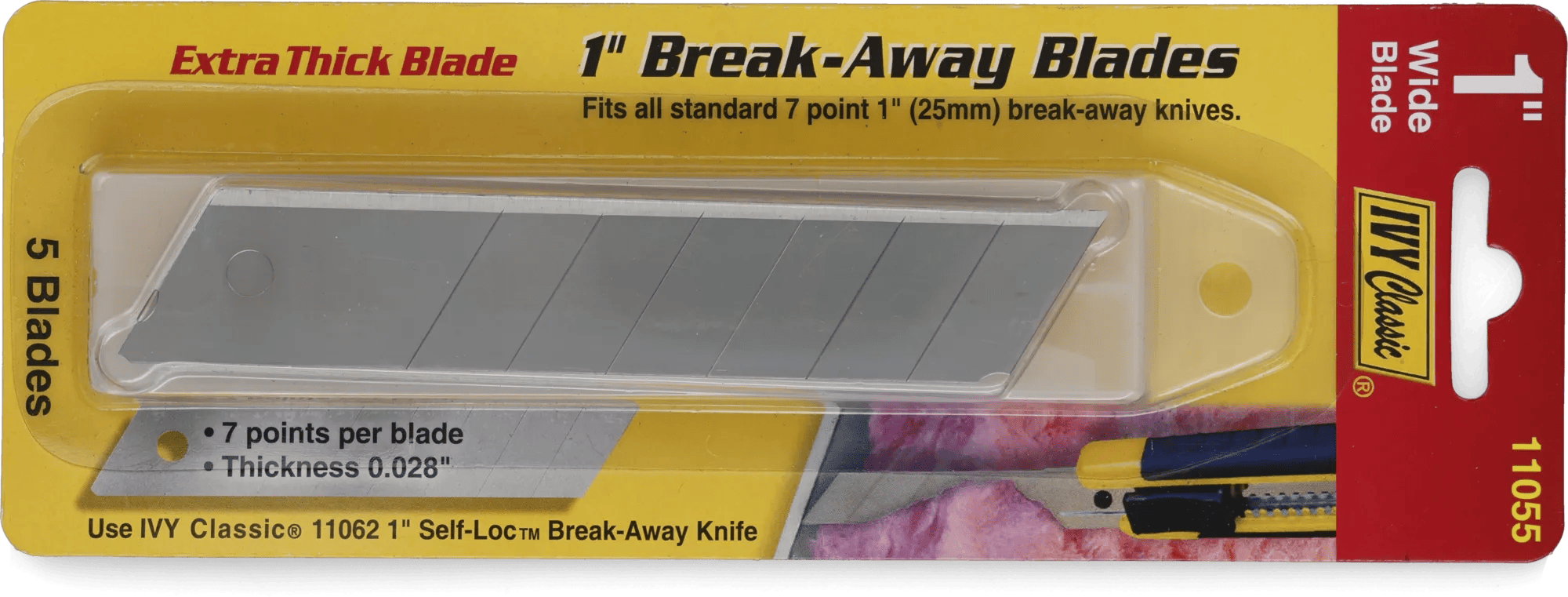 Breakaway Utility Knife Blades - 5 Pack