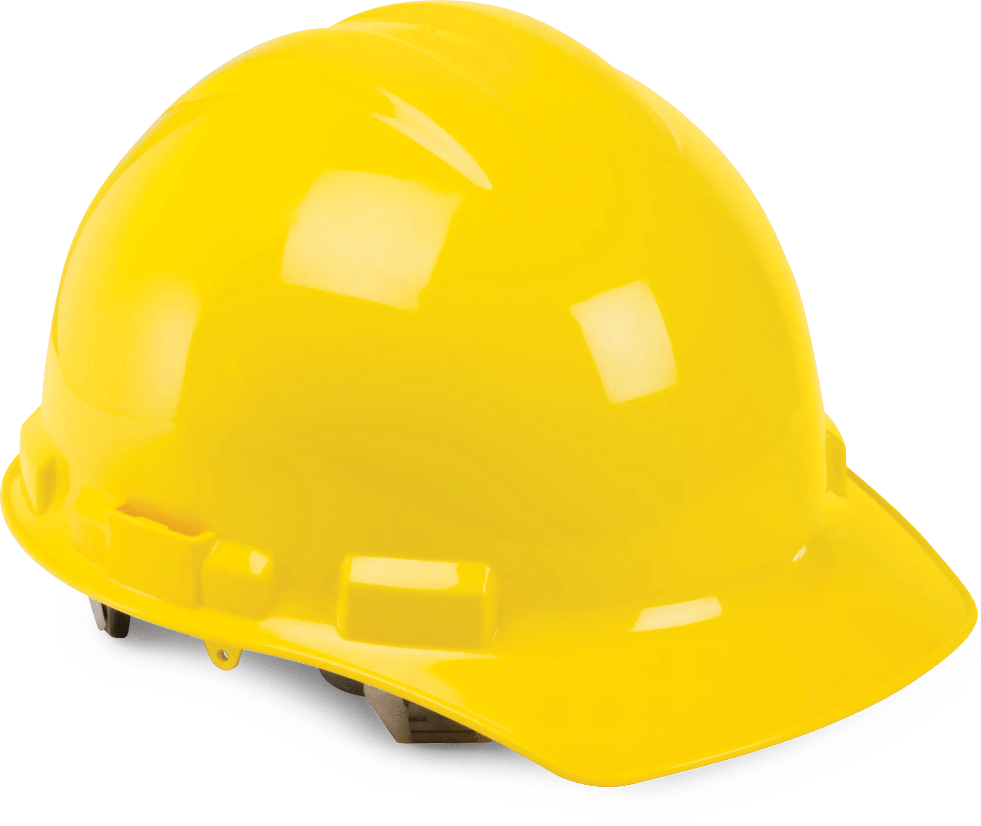 Yellow Ratcheting Suspension Hard Hat