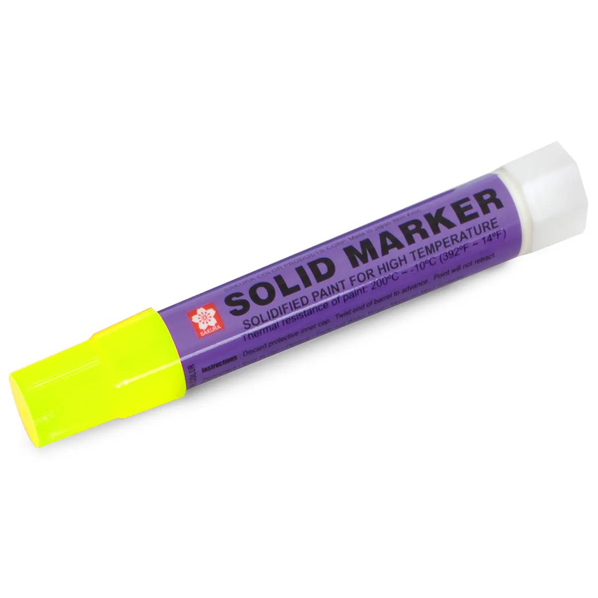 Fluorescent Lemon Sakura Solid Marker