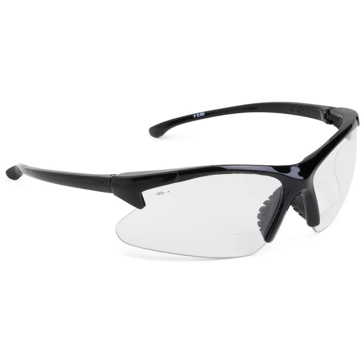 2.5 Diopter Clear Lens Bifocal Safety Glasses