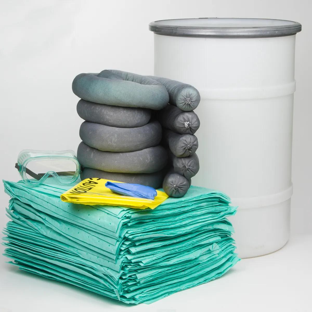 20 Gallon Poly Drum Spill Kit
