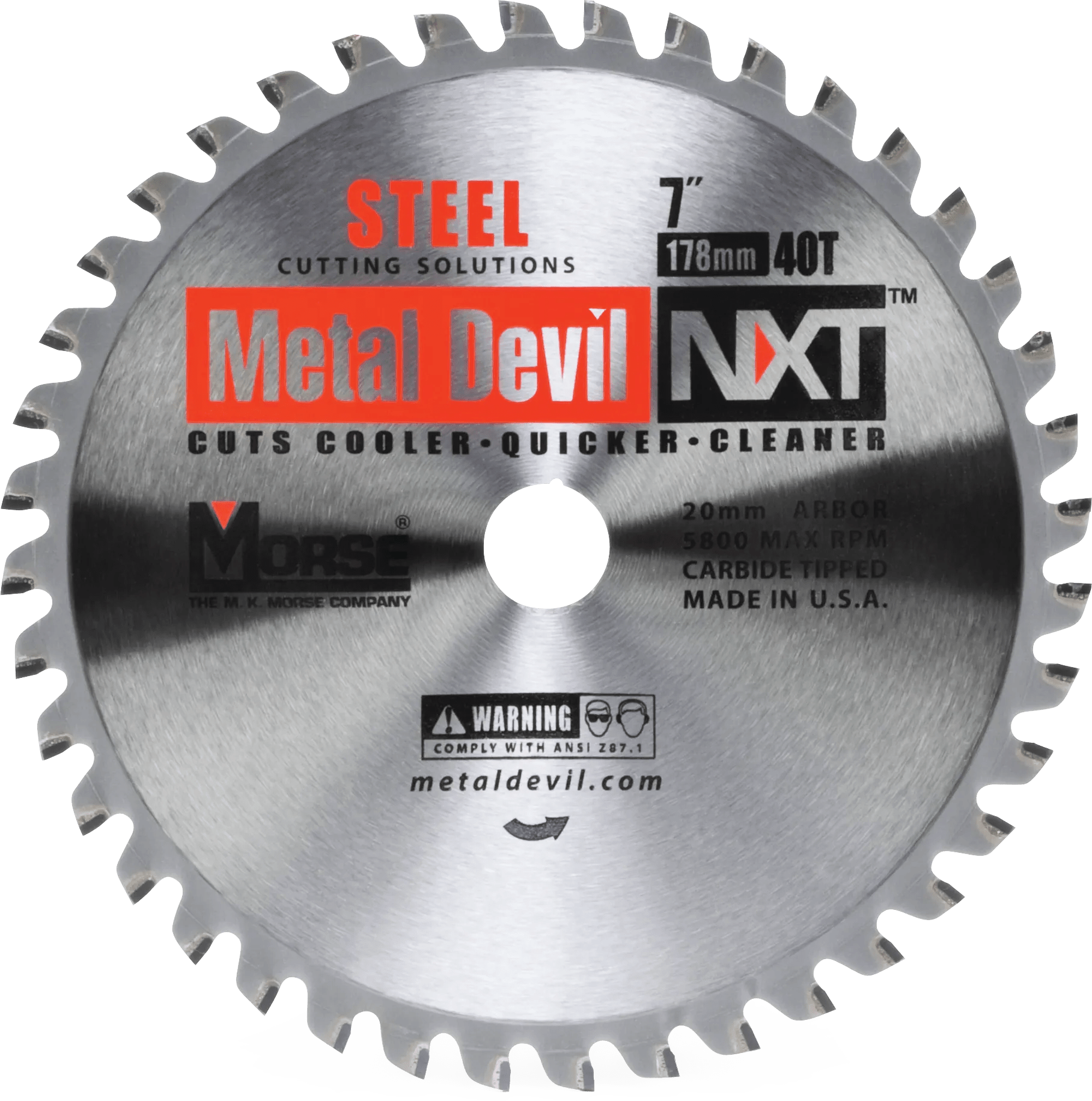 7" x 20mm Metal Devil Metal-Cutting Circular Saw Blade
