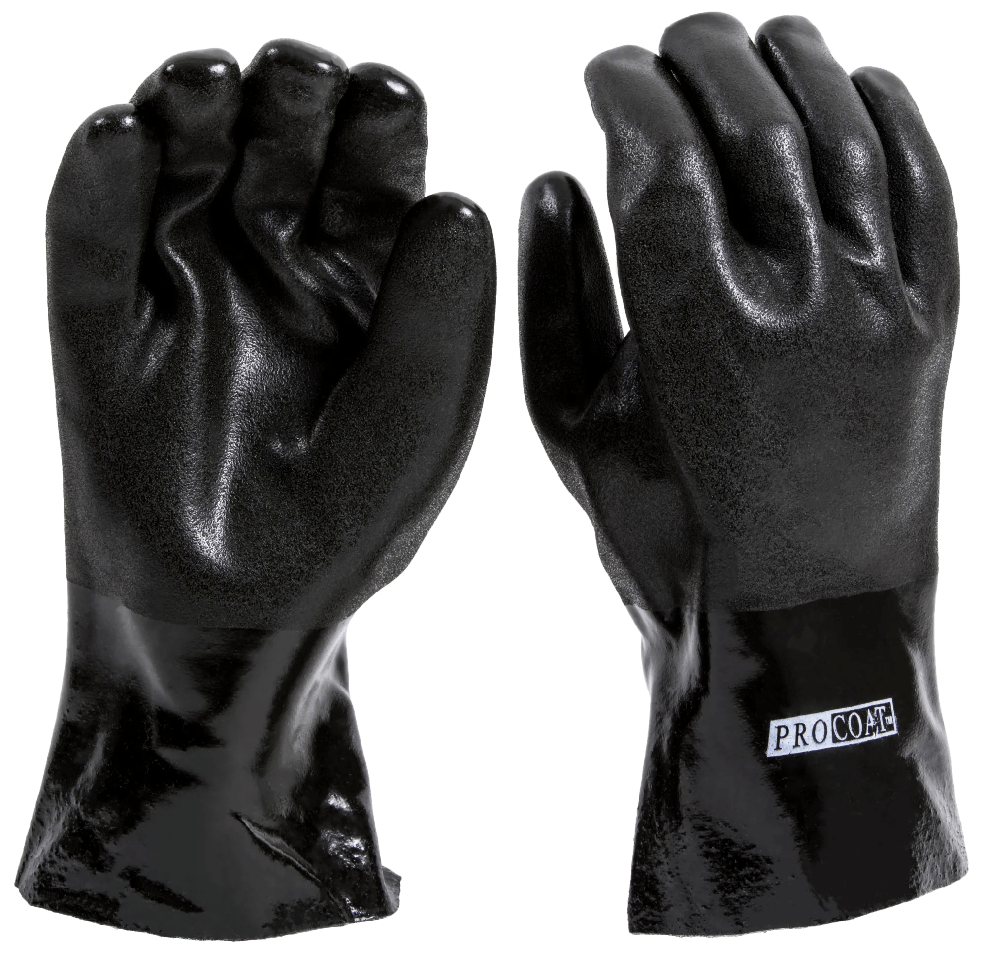 Chemical Resistant PVC Gloves - One Size - 1 Pair