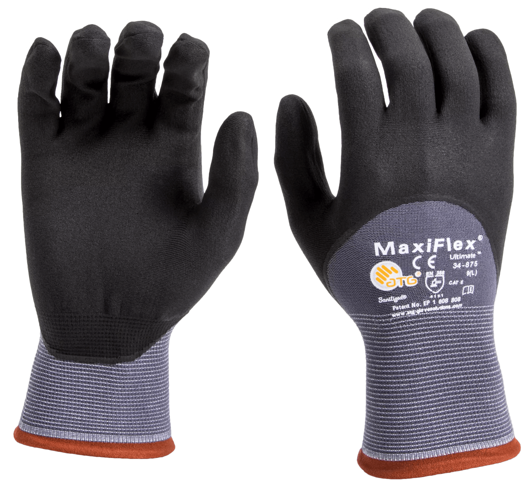 MaxiFlex® Fully Coated Gloves - Large