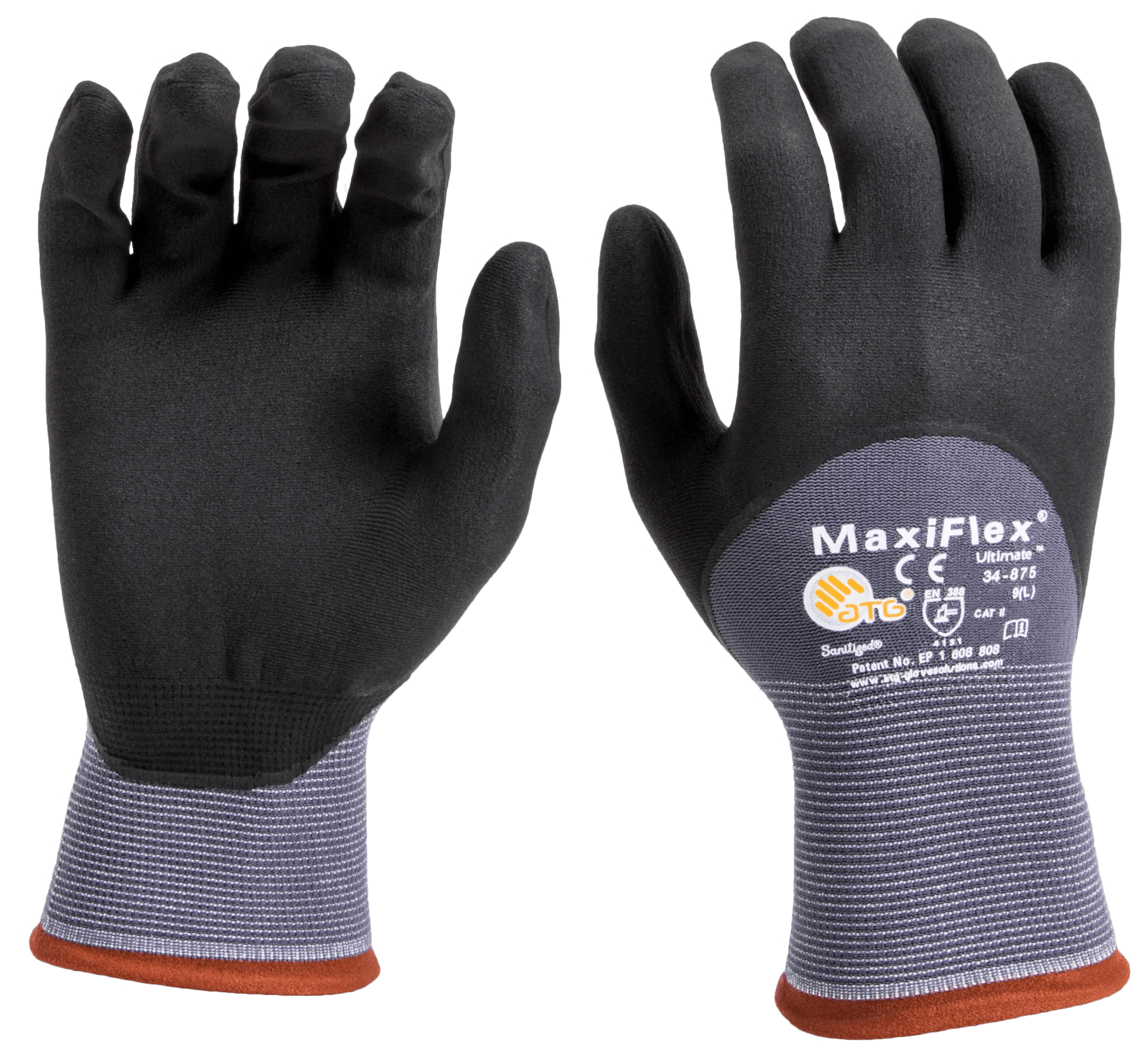 MaxiFlex® Fully Coated Gloves - X-Large - 12 Pack