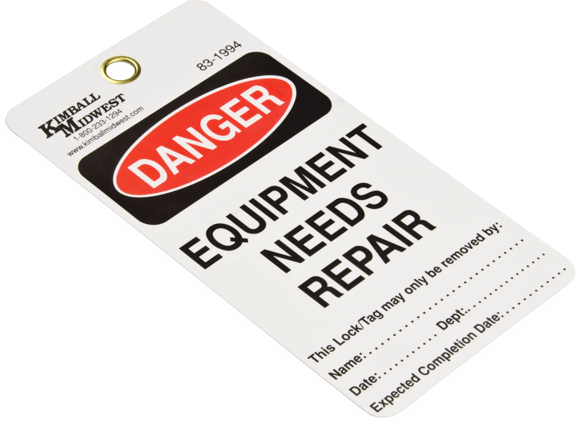 Danger: Equipment Needs Repair - 5 Pack