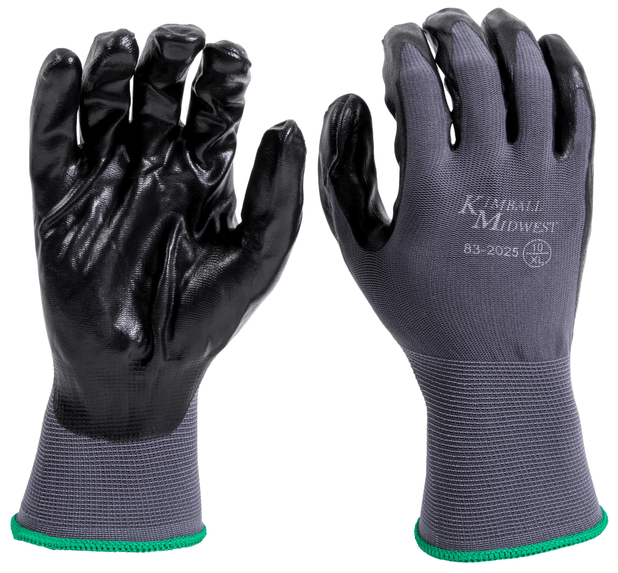 Extreme Grip Dexterity Nitrile Coated Gloves - Large - 6 Pack
