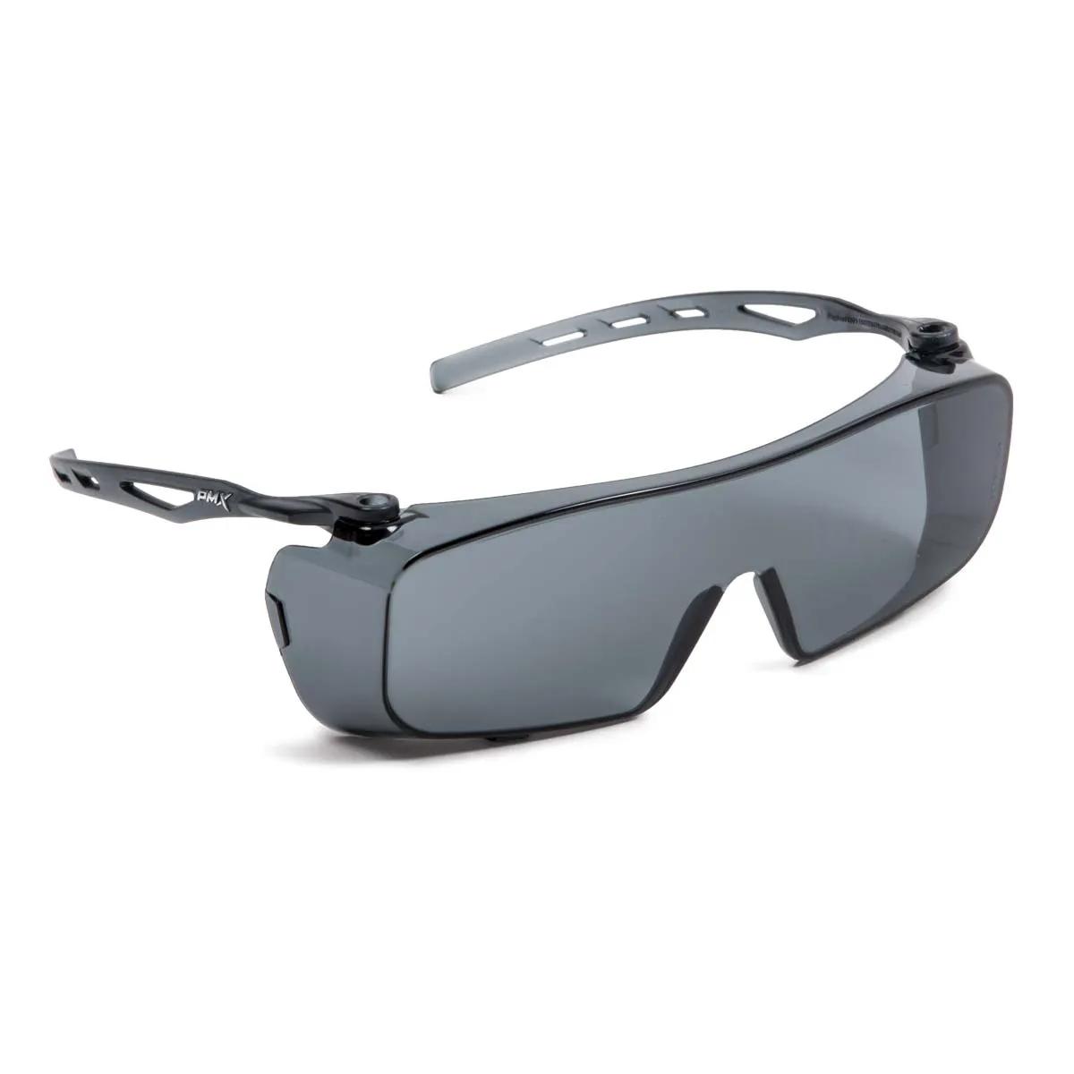 Gray Cappture™ Over-The-Glasses Safety Glasses