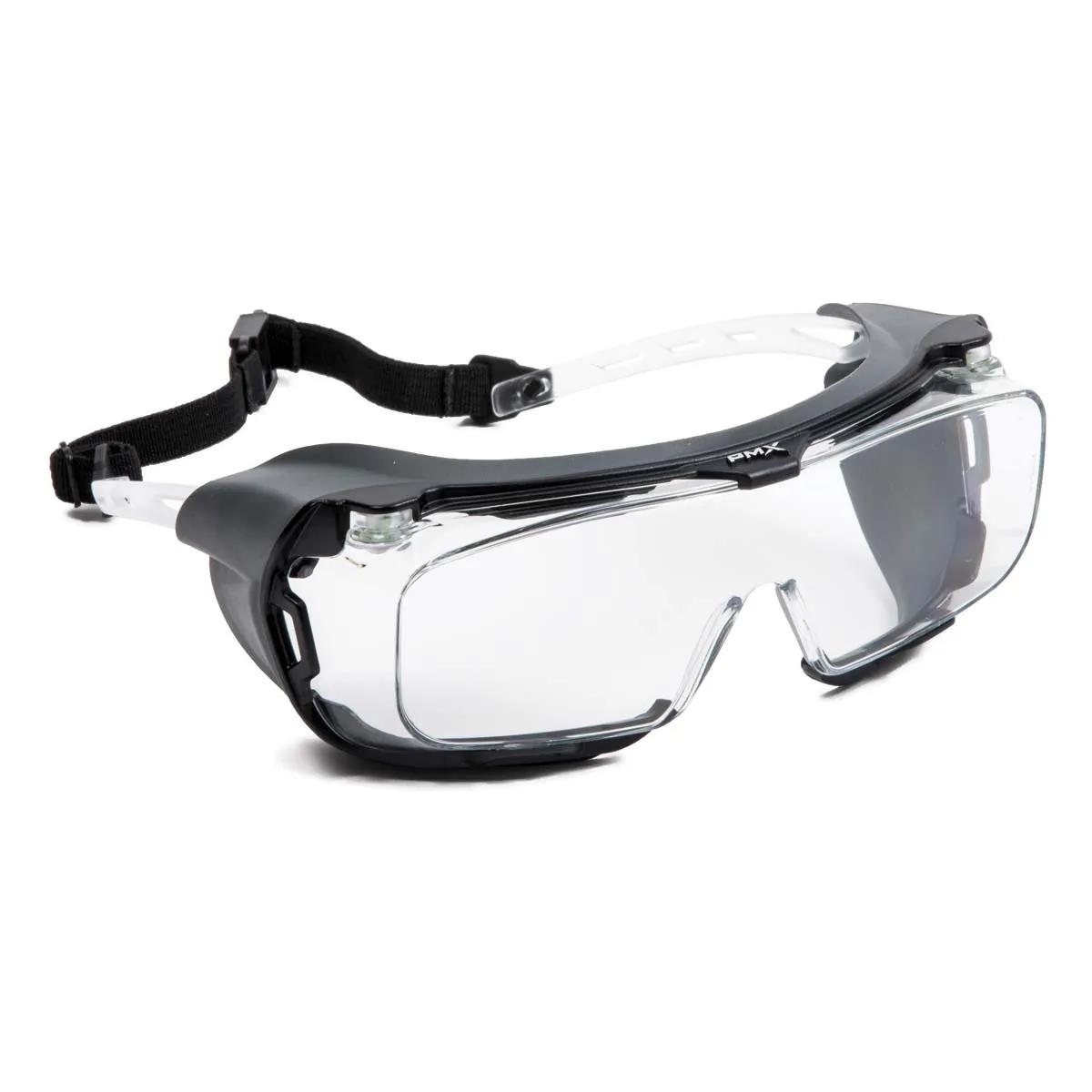 Cappture™ Over-The-Glasses Safety Glasses w/ Rubber Gasket