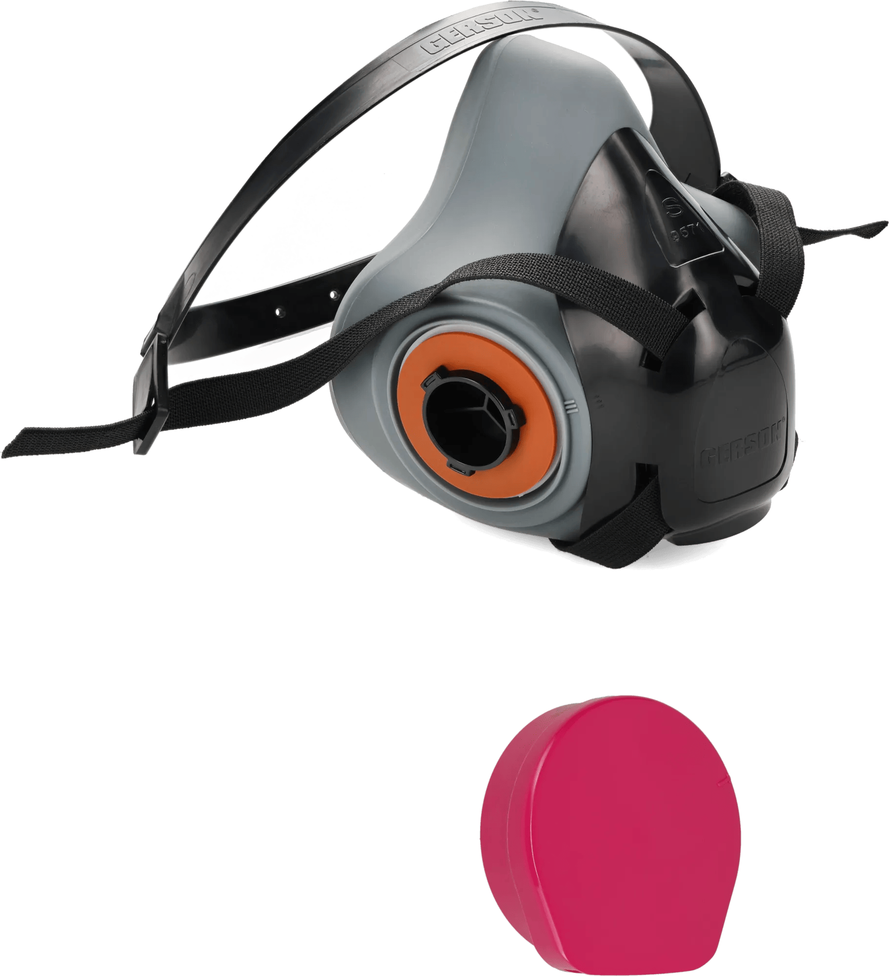 Small P100 Rear Vent Drop Down Respirator Kit