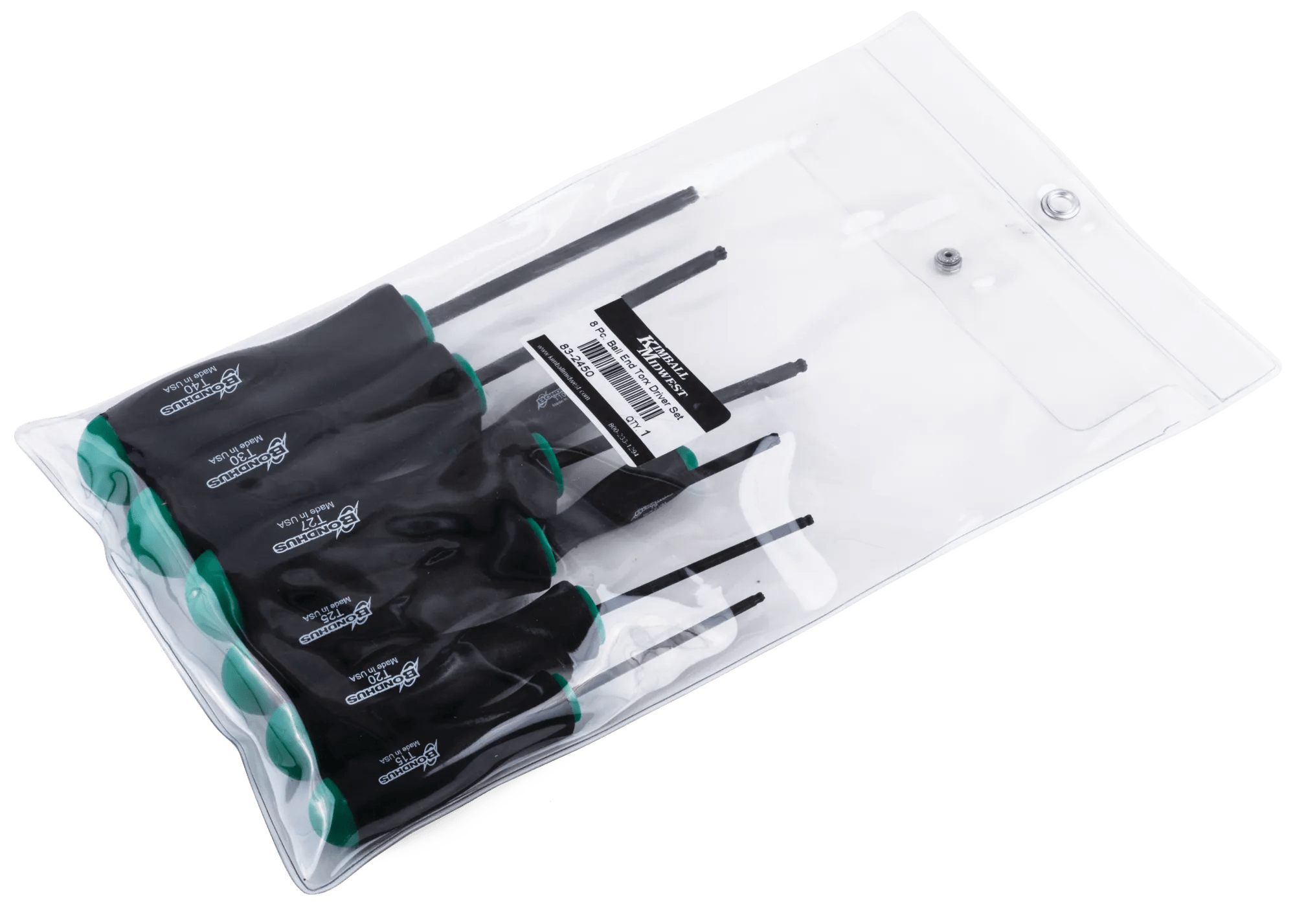 8 Piece Ball End Torx® Driver Set