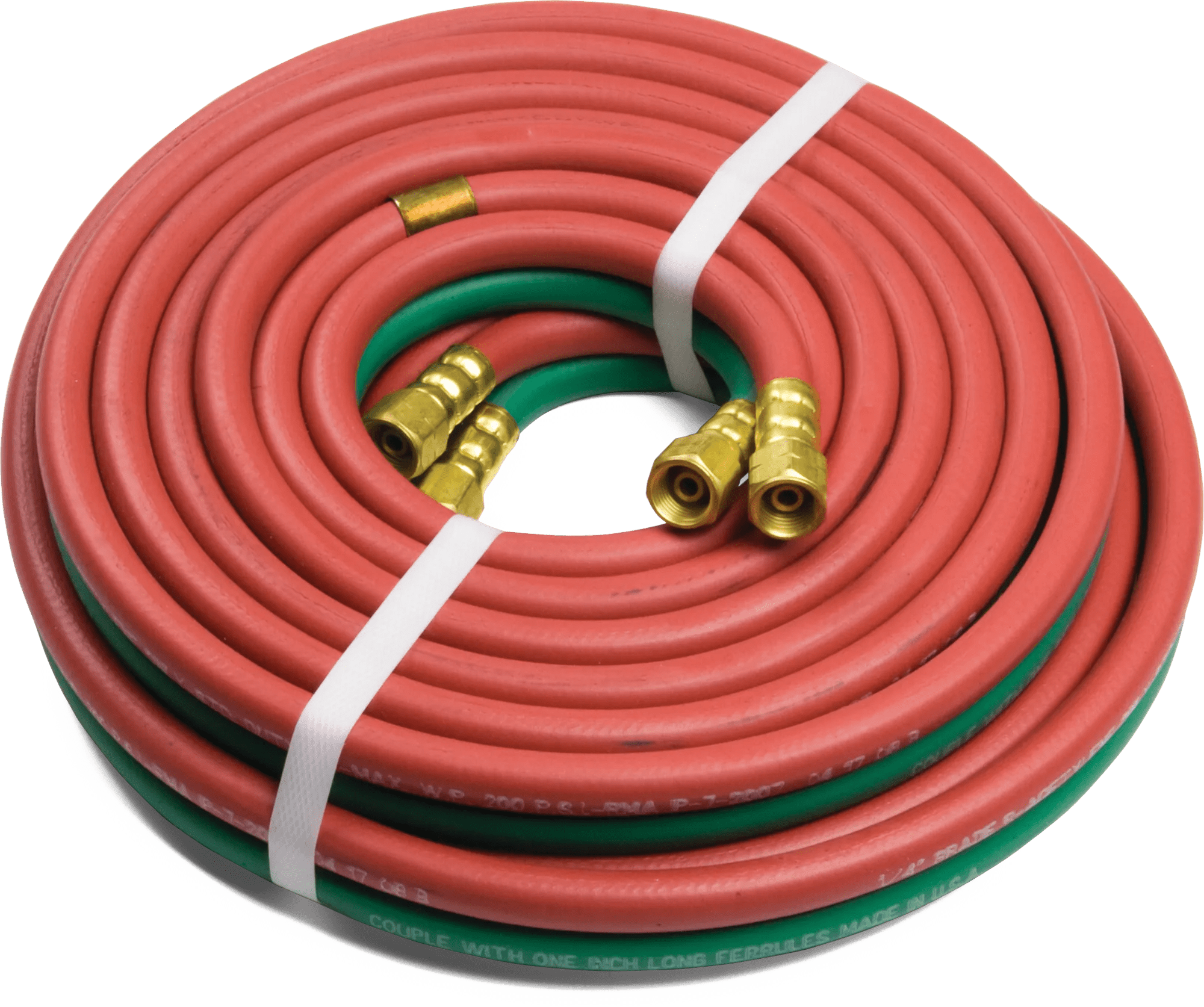 3/16" x 50' Premium Oxy/Acetylene Twin Line Hose