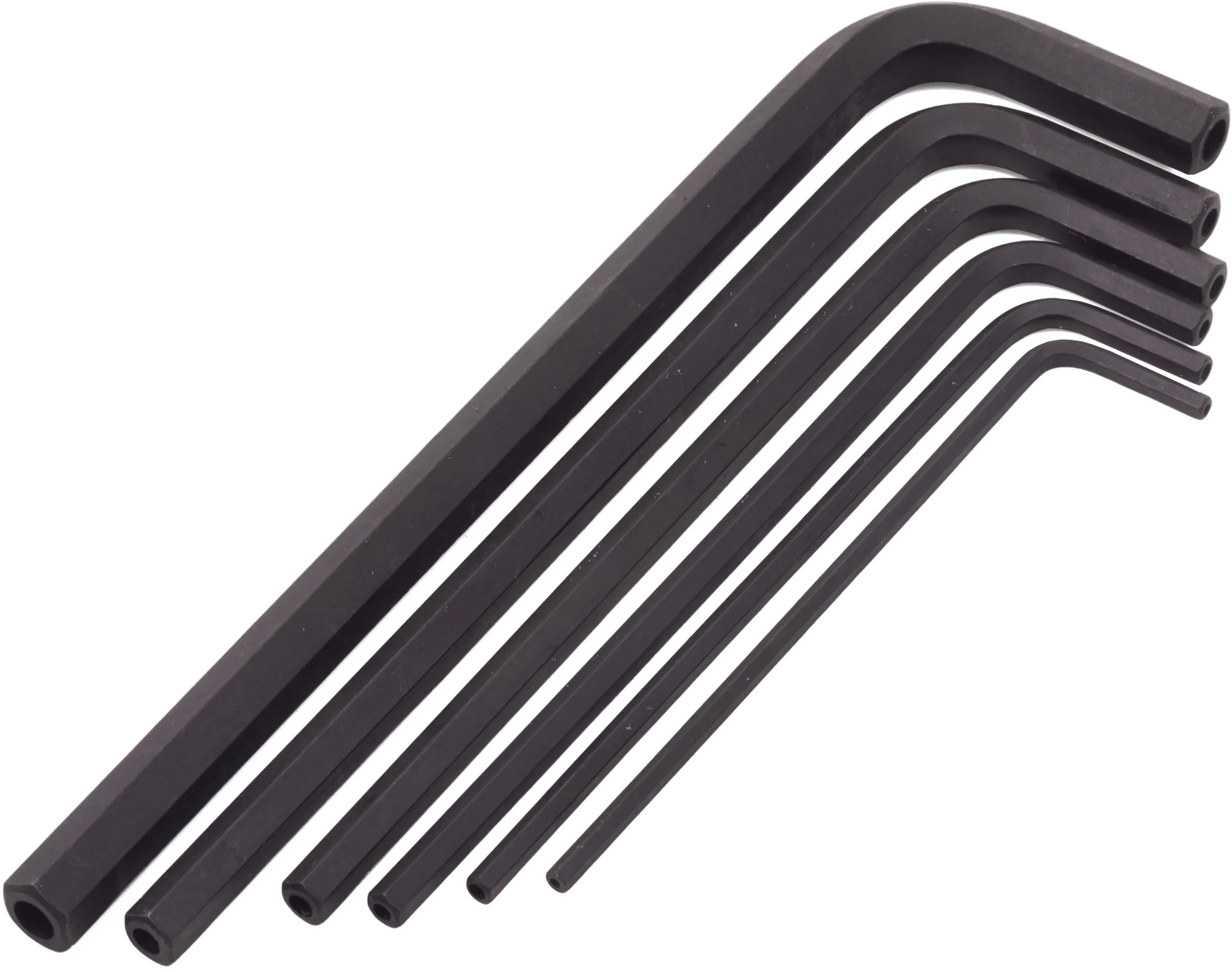 6 Piece Fractional Tamper Resistant Hex Key Wrench Set