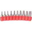 10 Piece Torx® Tamper Resistant Insert Bit Set (TR7 - TR40)